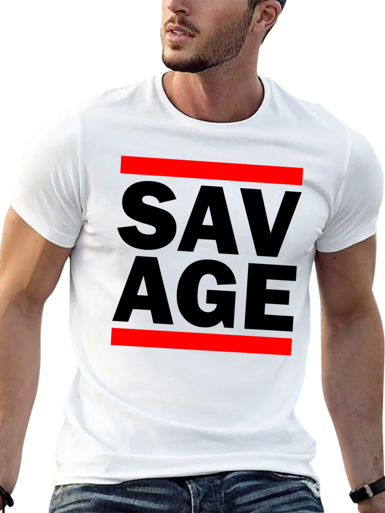 Savage Graphic T-Shirt - Bold Statement Tee