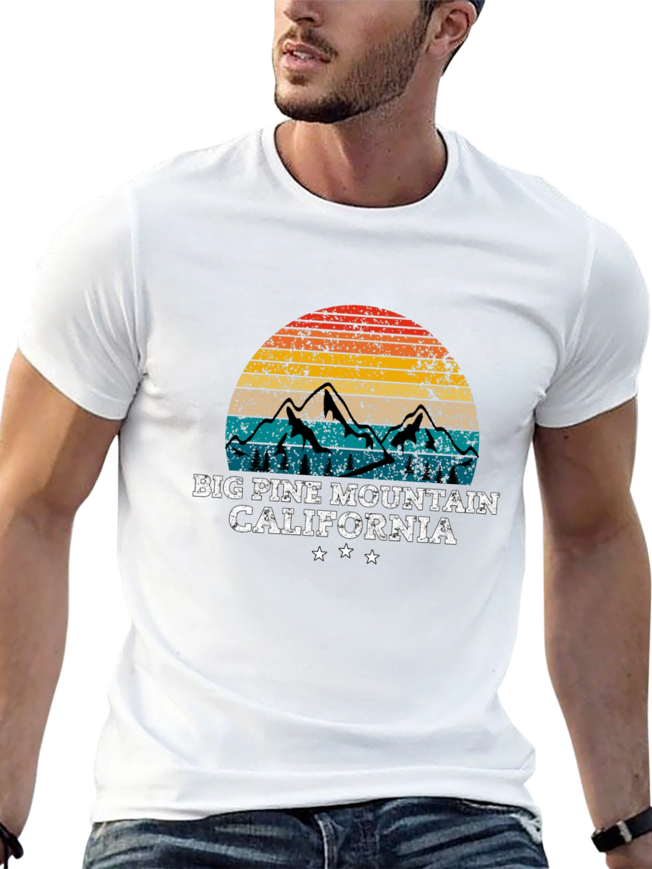 Big Pine Mountain Retro Graphic Tee