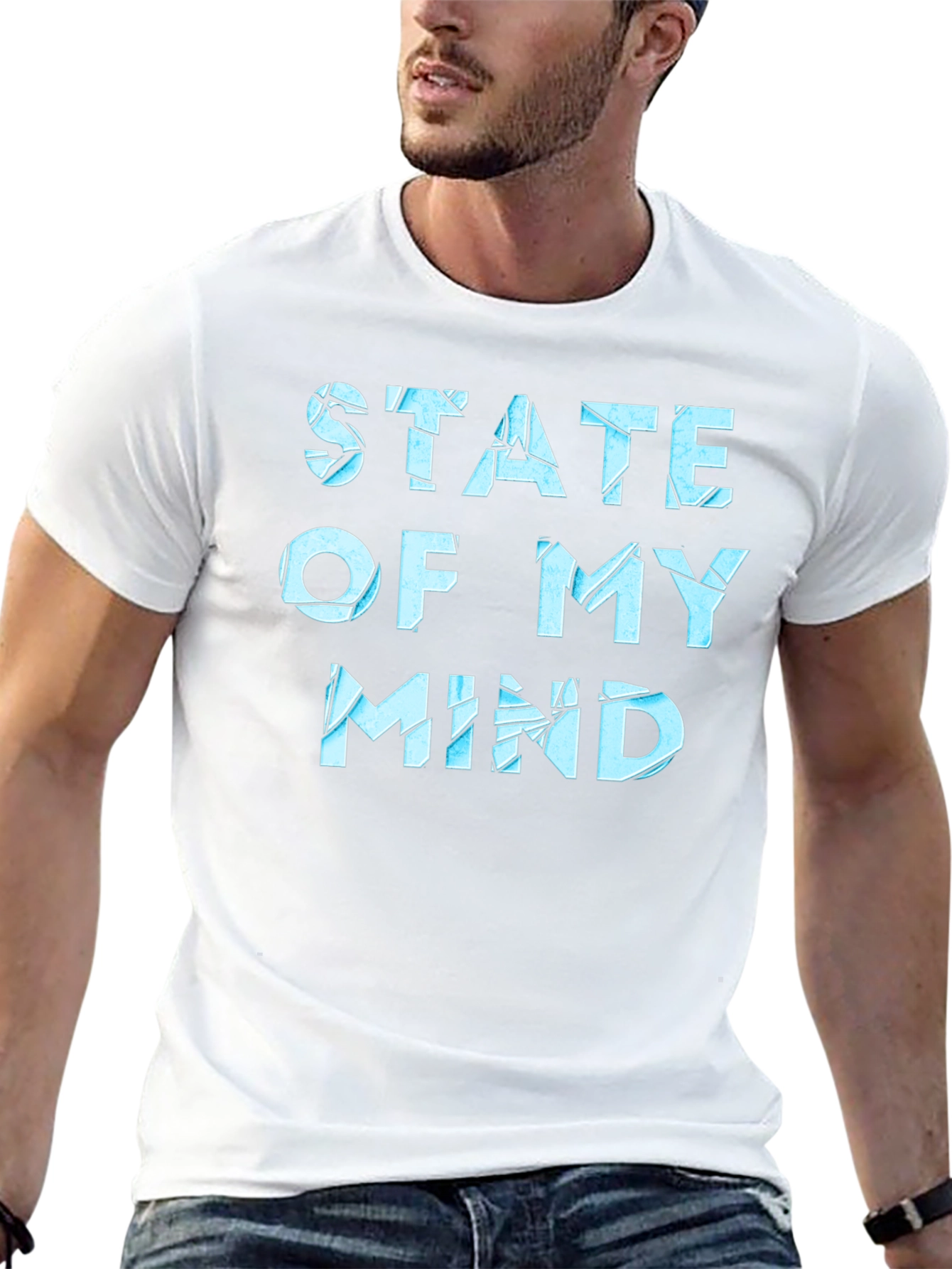 State of Mind Graphic Tee - Mens Black T-Shirt