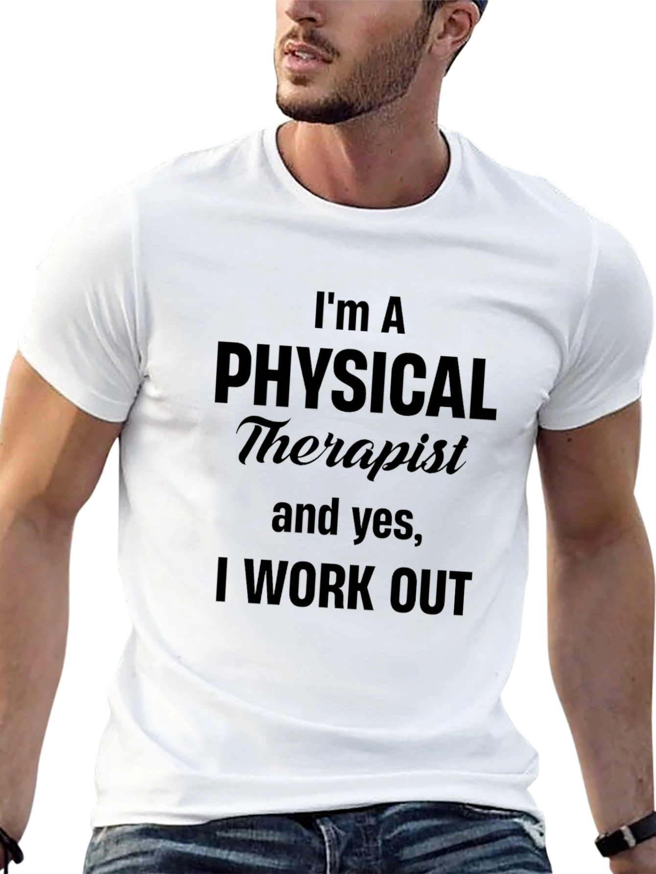Physical Therapist Workout T-Shirt - Funny Fitness Tee