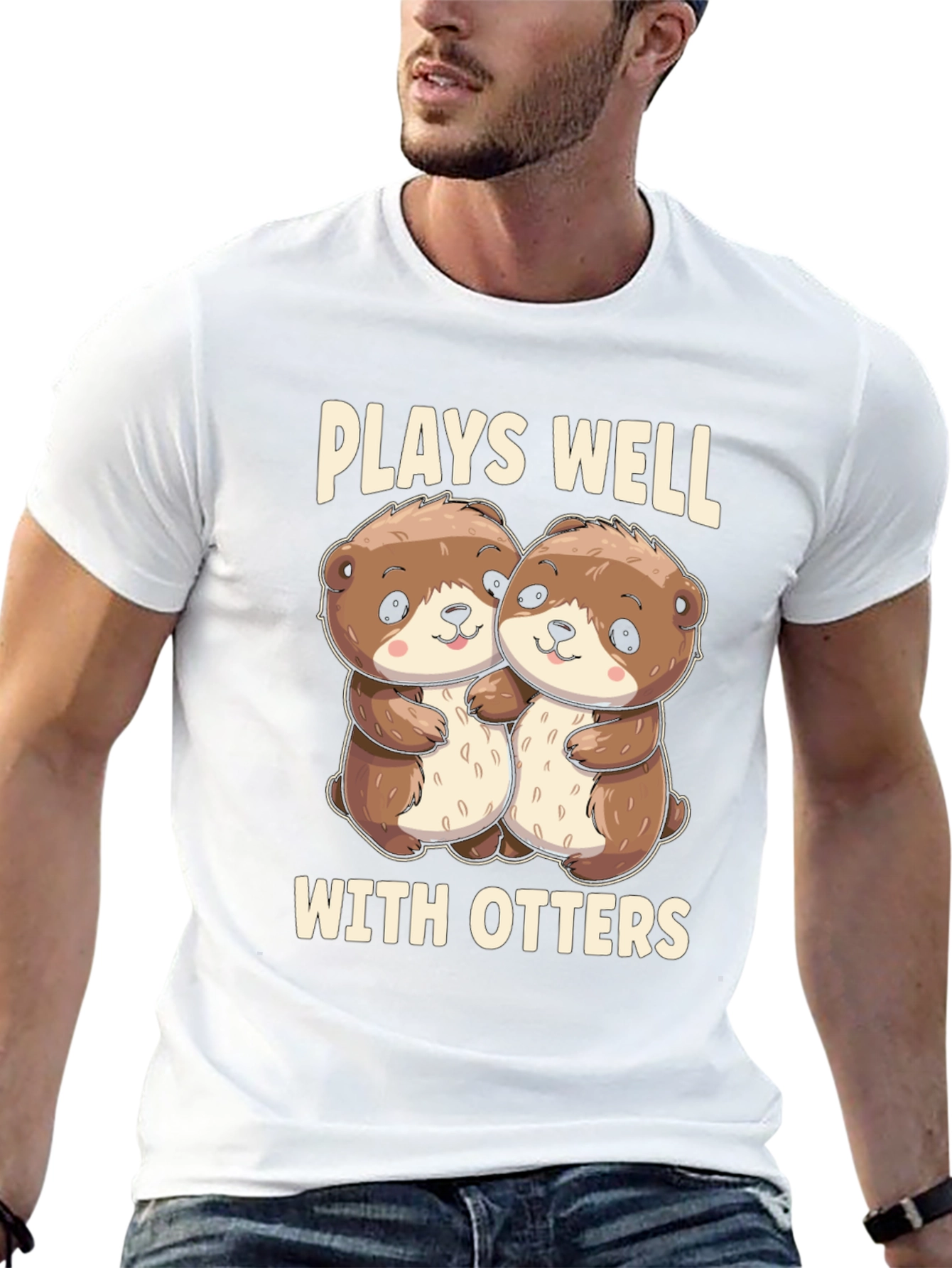 Plays Well With Otters T-Shirt