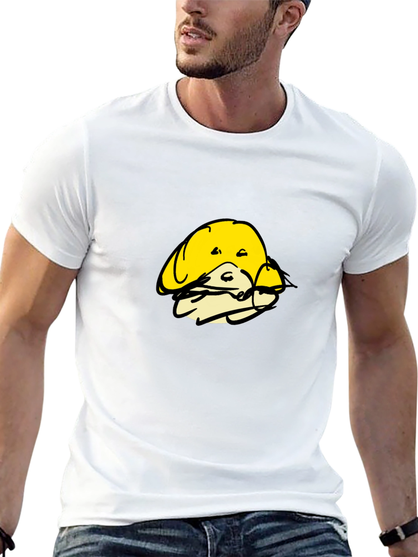 Cartoon Character Graphic Print Tee