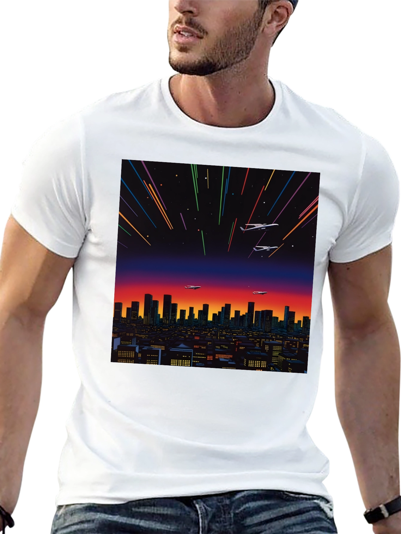 Retro Cityscape T-Shirt