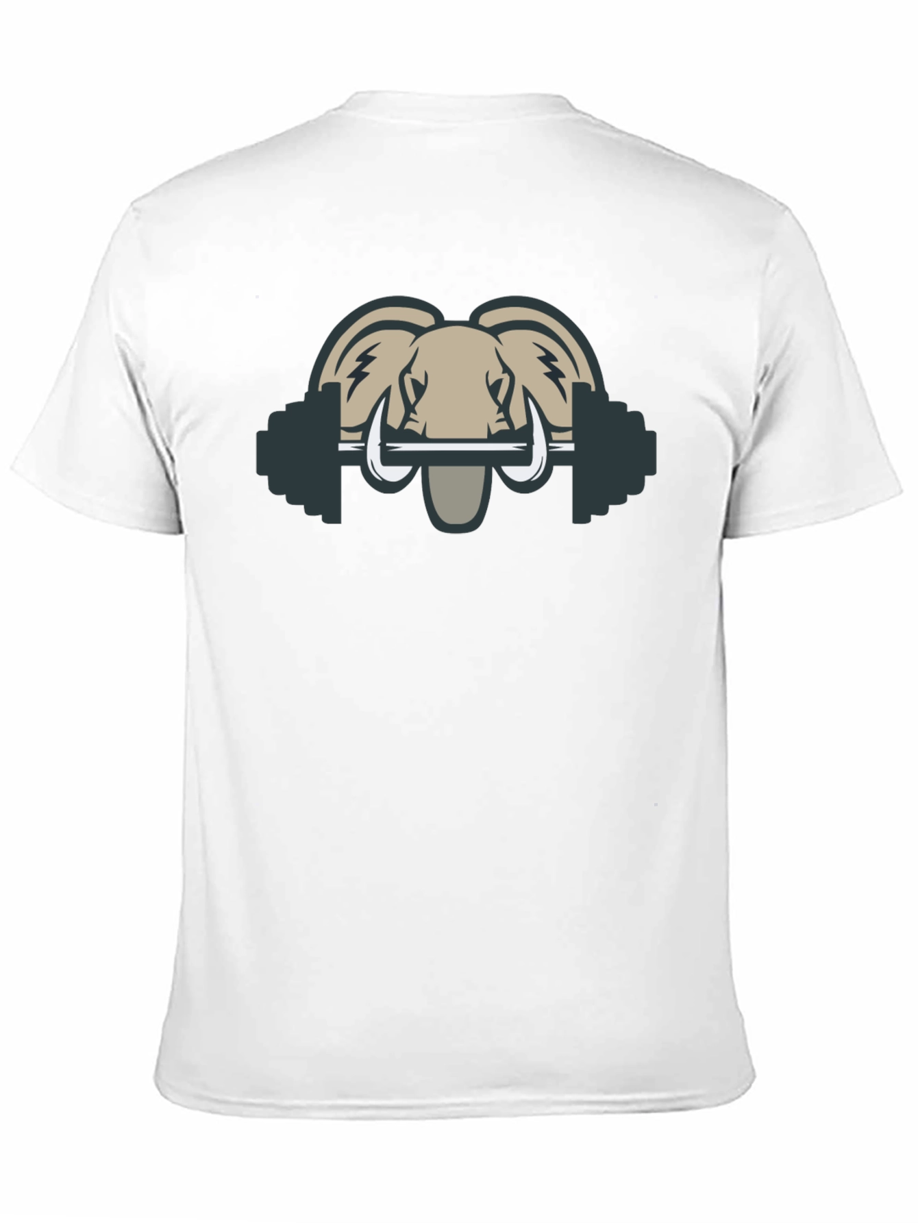 Elephant Barbell T-Shirt - Gym Animal Tee