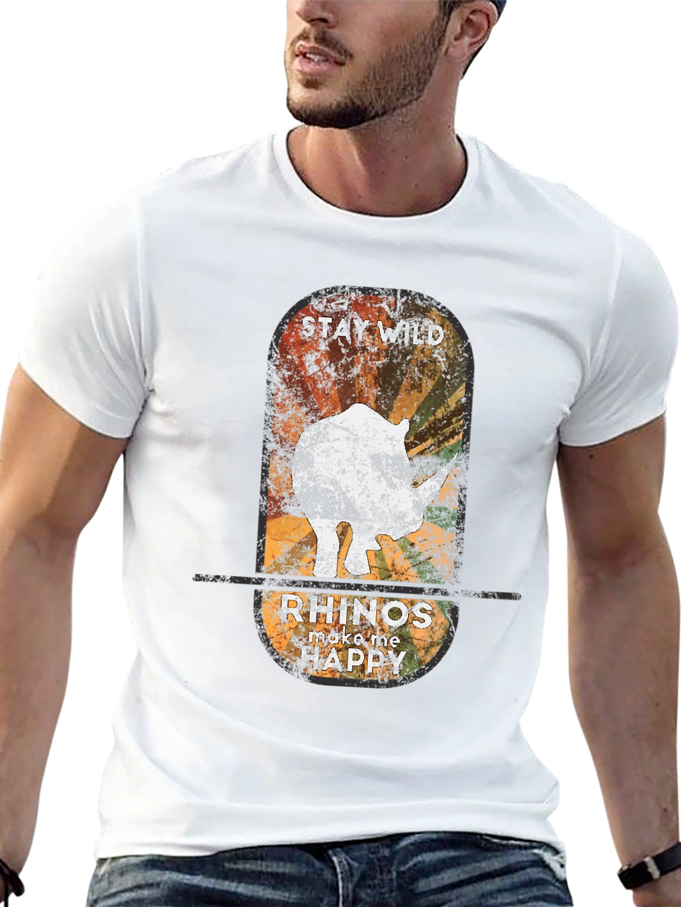 Stay Wild Rhinos T-Shirt