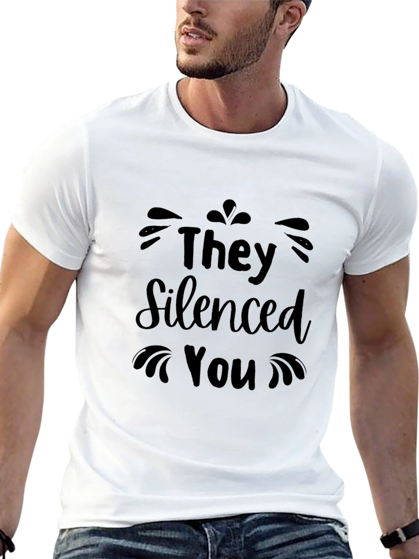 They Silenced You Graphic Tee - Black