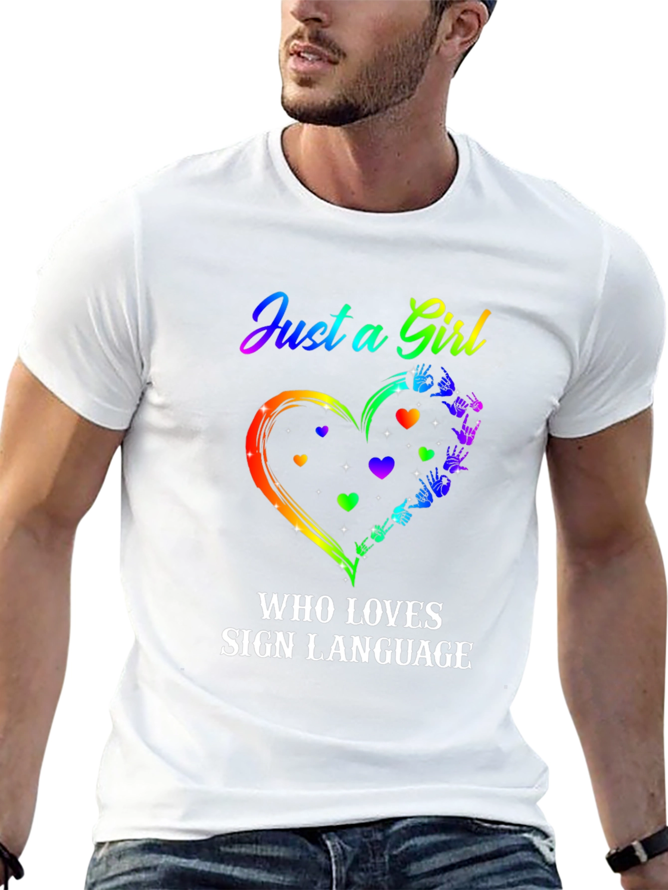 Just a Girl Who Loves Sign Language T-Shirt