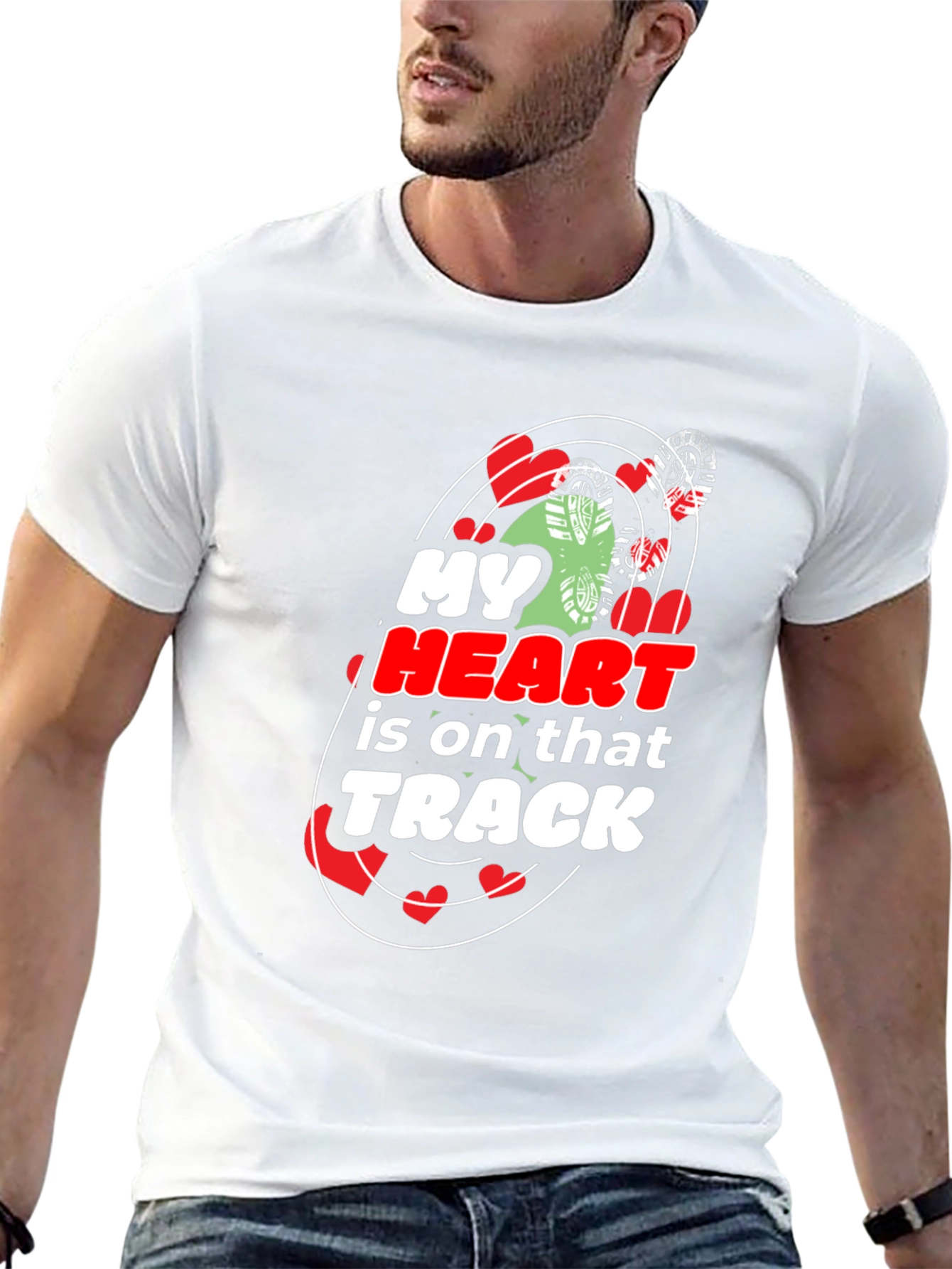 My Heart is on That Track Tee