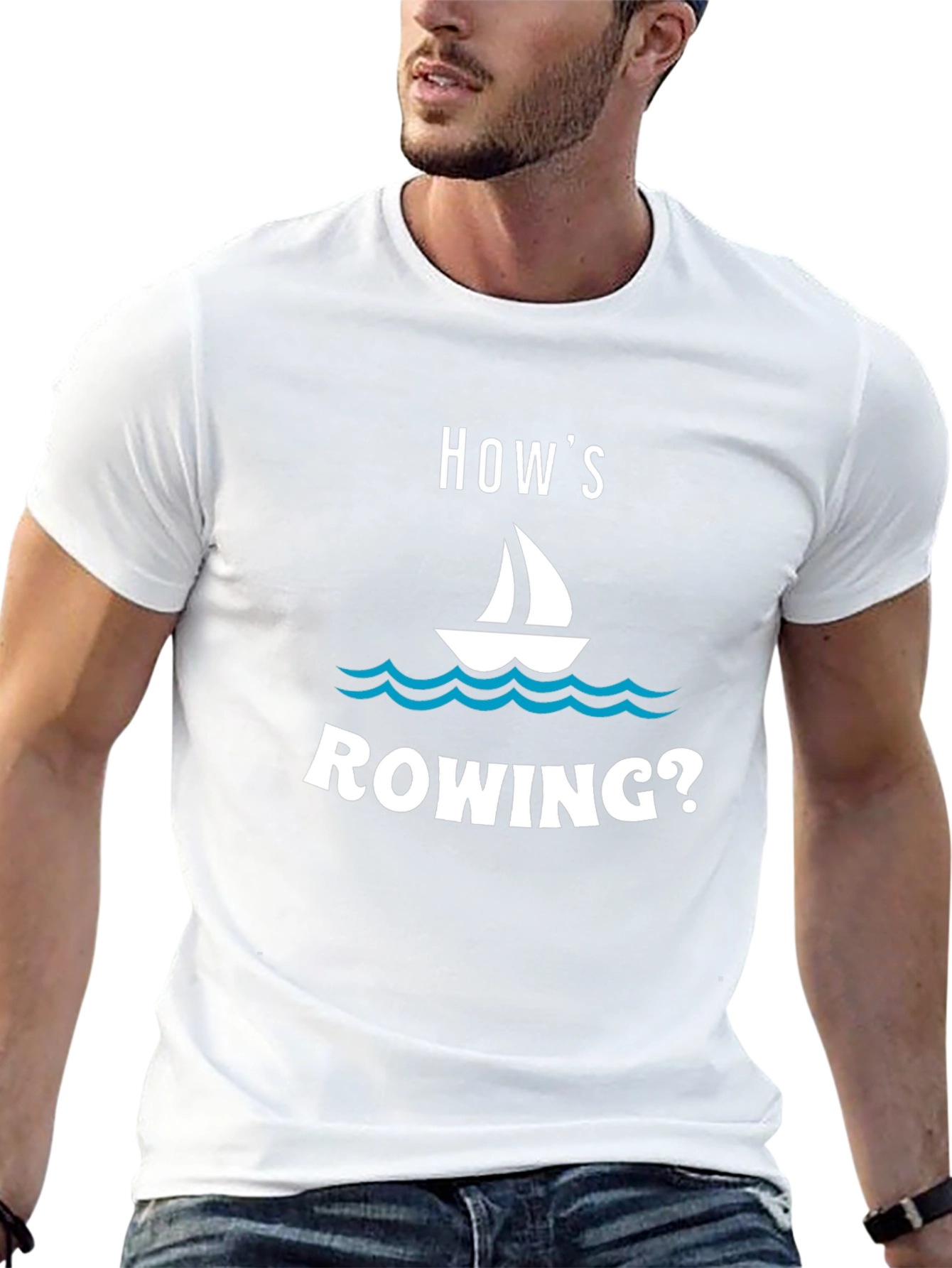 Hows Sailing? Funny Boat T-Shirt