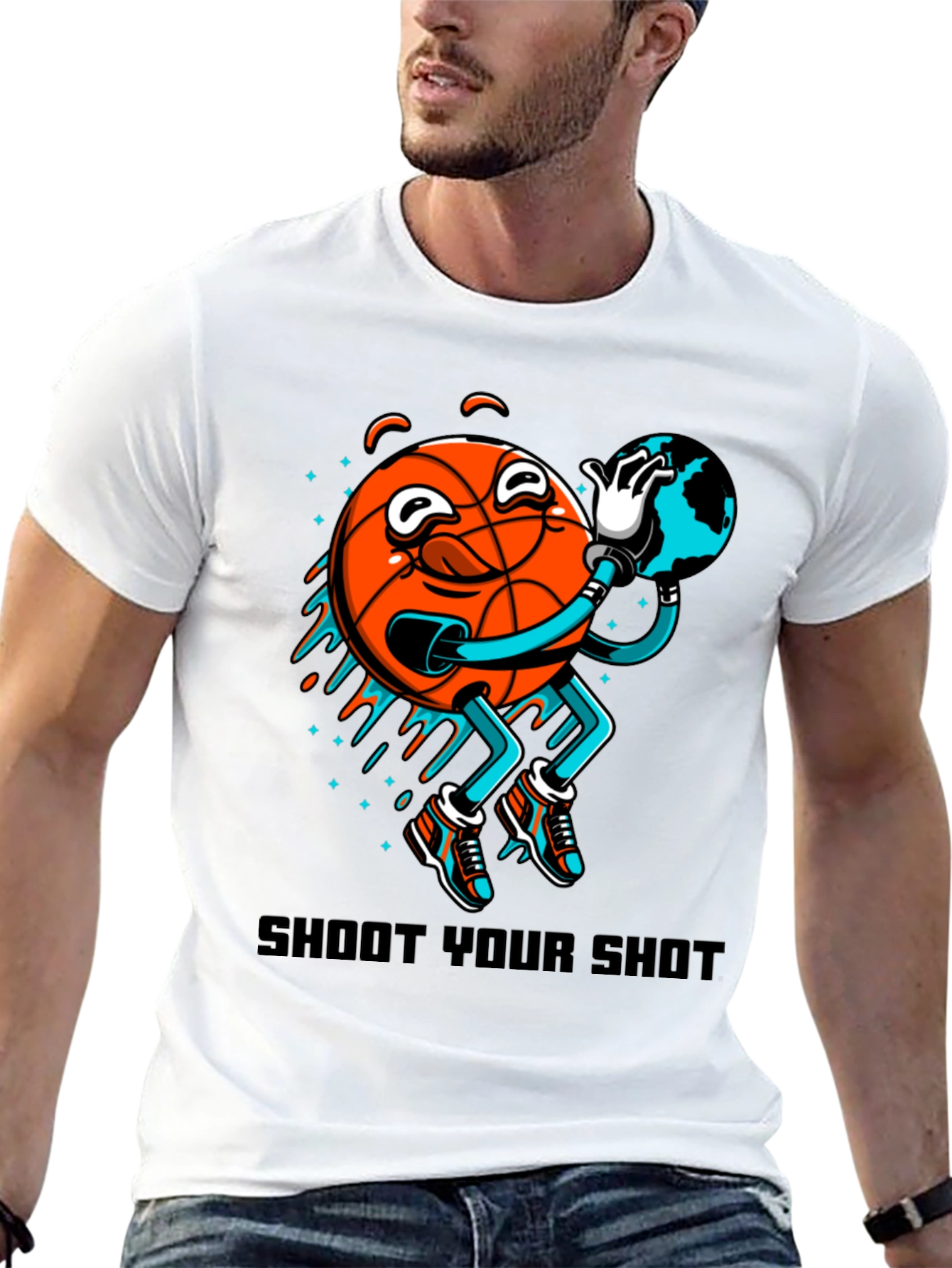 Basketball Shoot Your Shot Graphic Tee