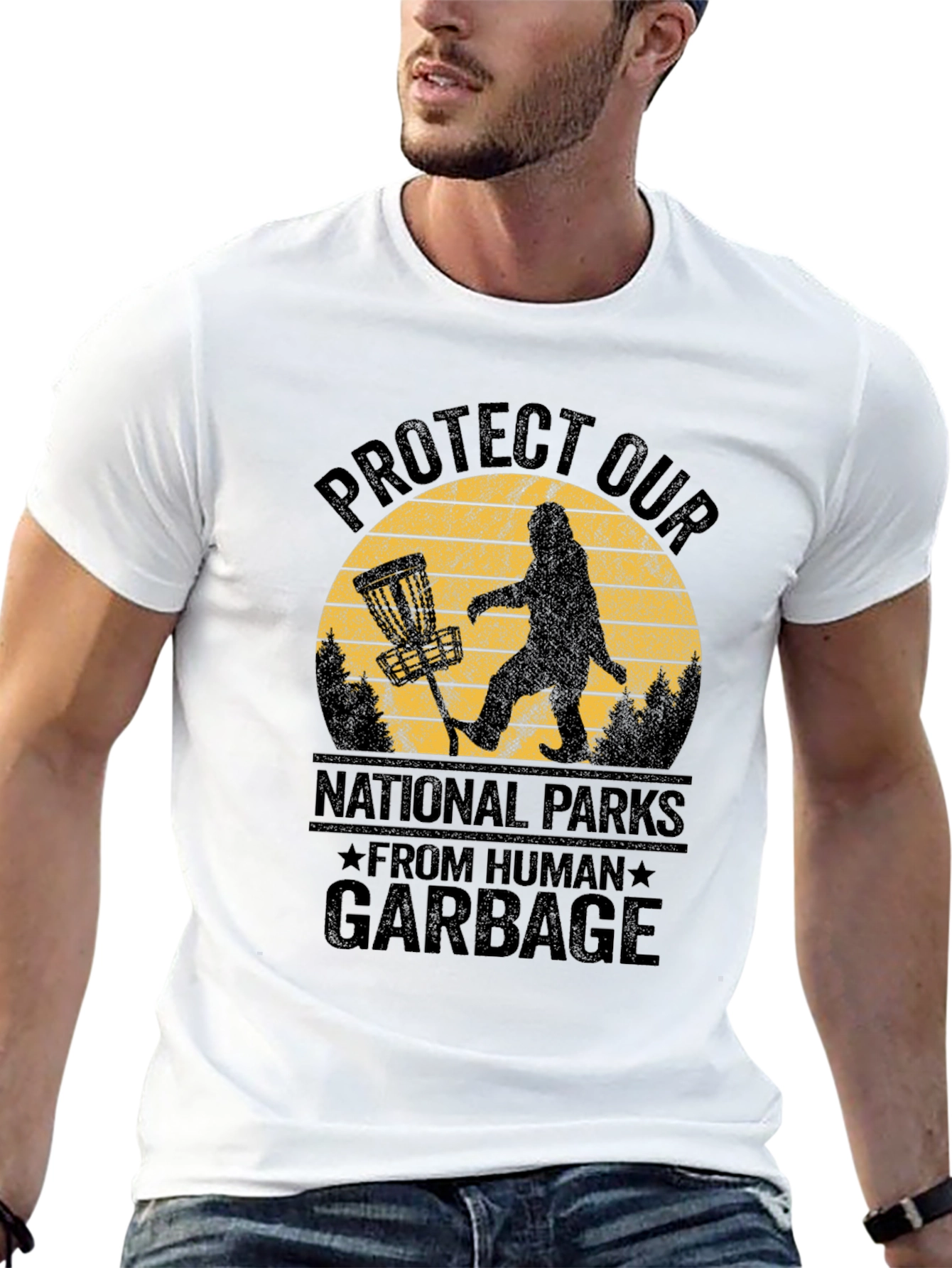 Protect Parks T-Shirt - Bigfoot Design