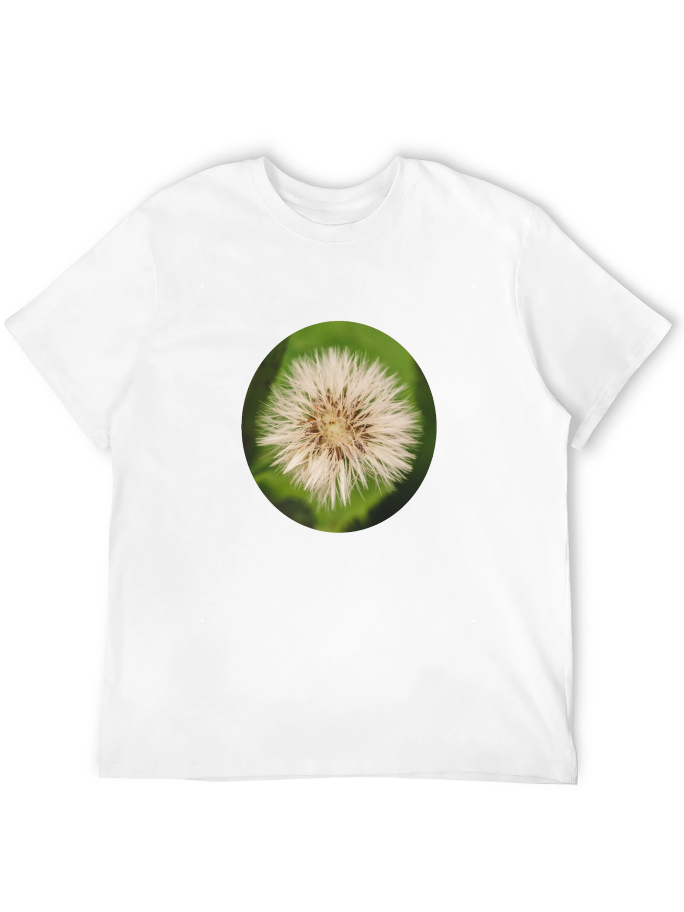 Floral Graphic Black Crew Neck T-Shirt
