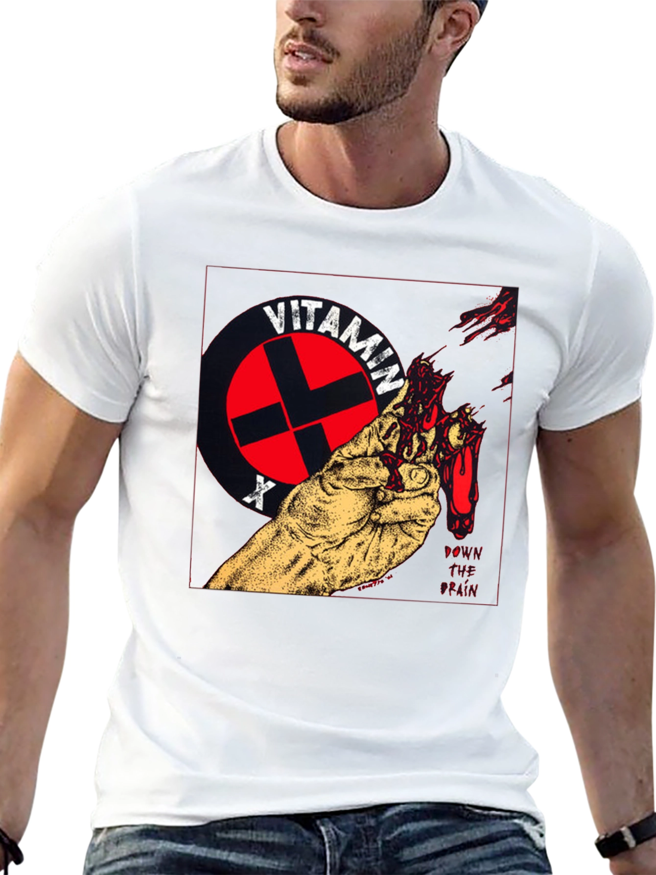 Vitamin X T-Shirt - Punch the Brain Tee