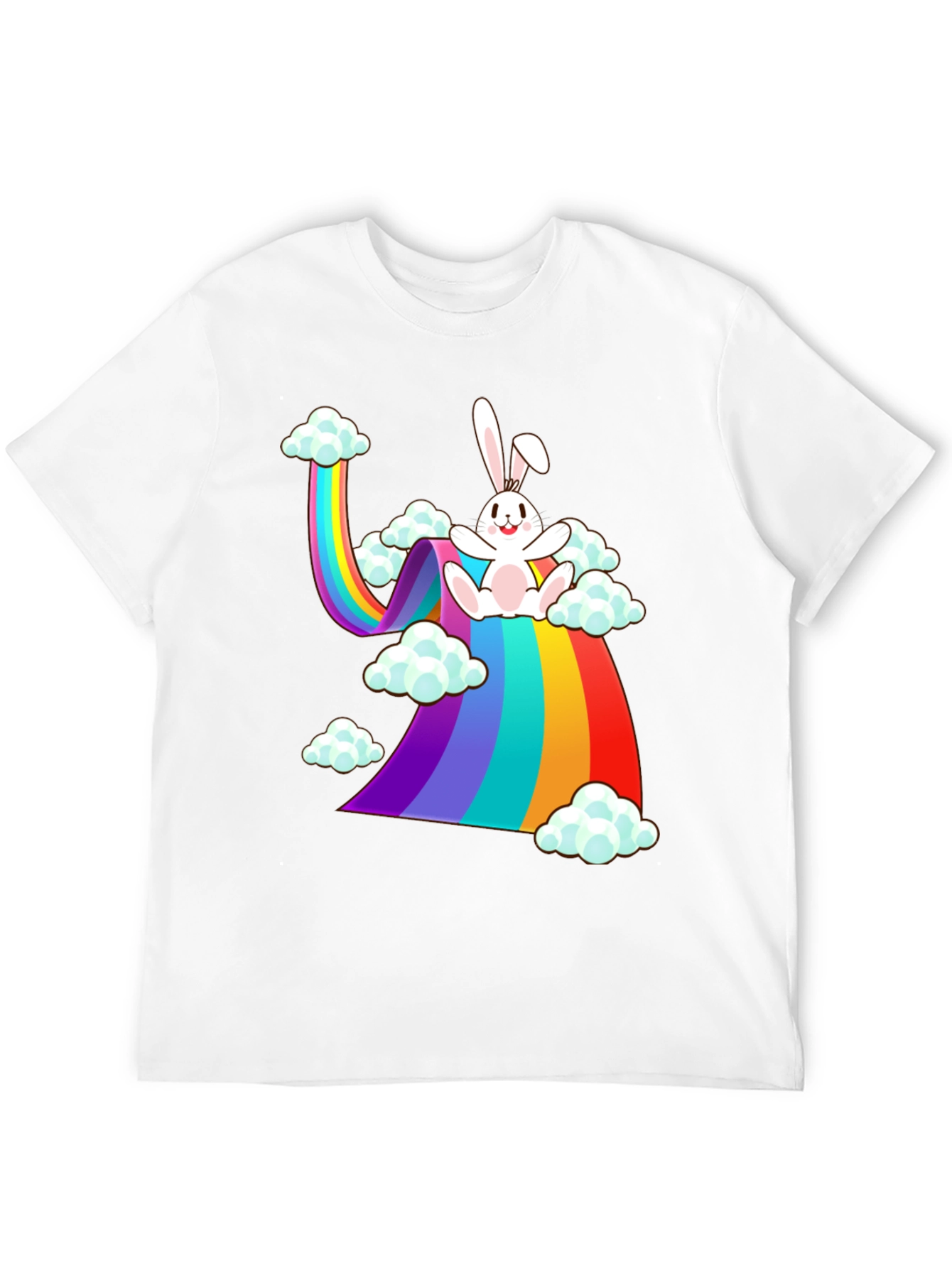 Rainbow Bunny Cloud T-Shirt