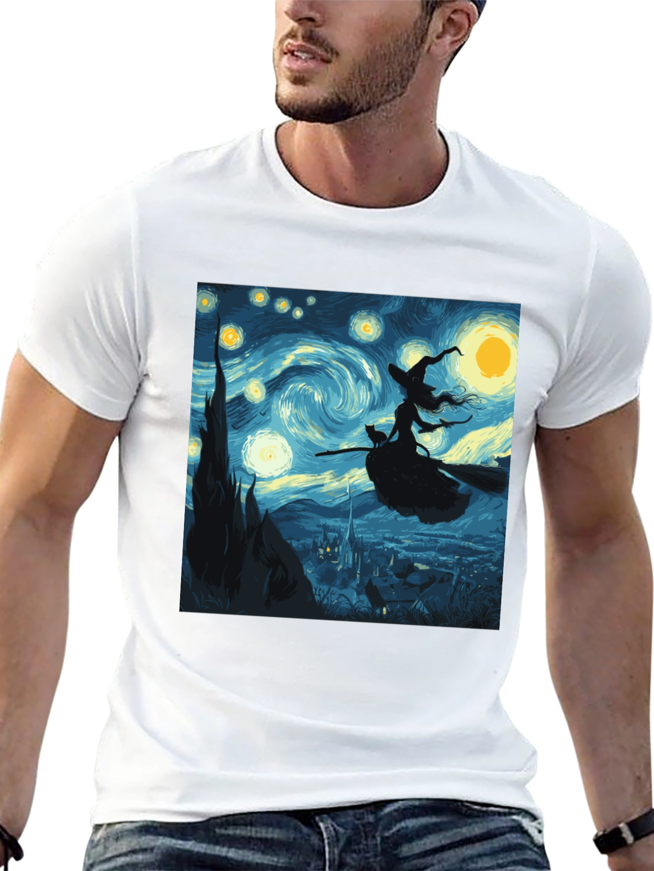 Starry Night Witch T-Shirt