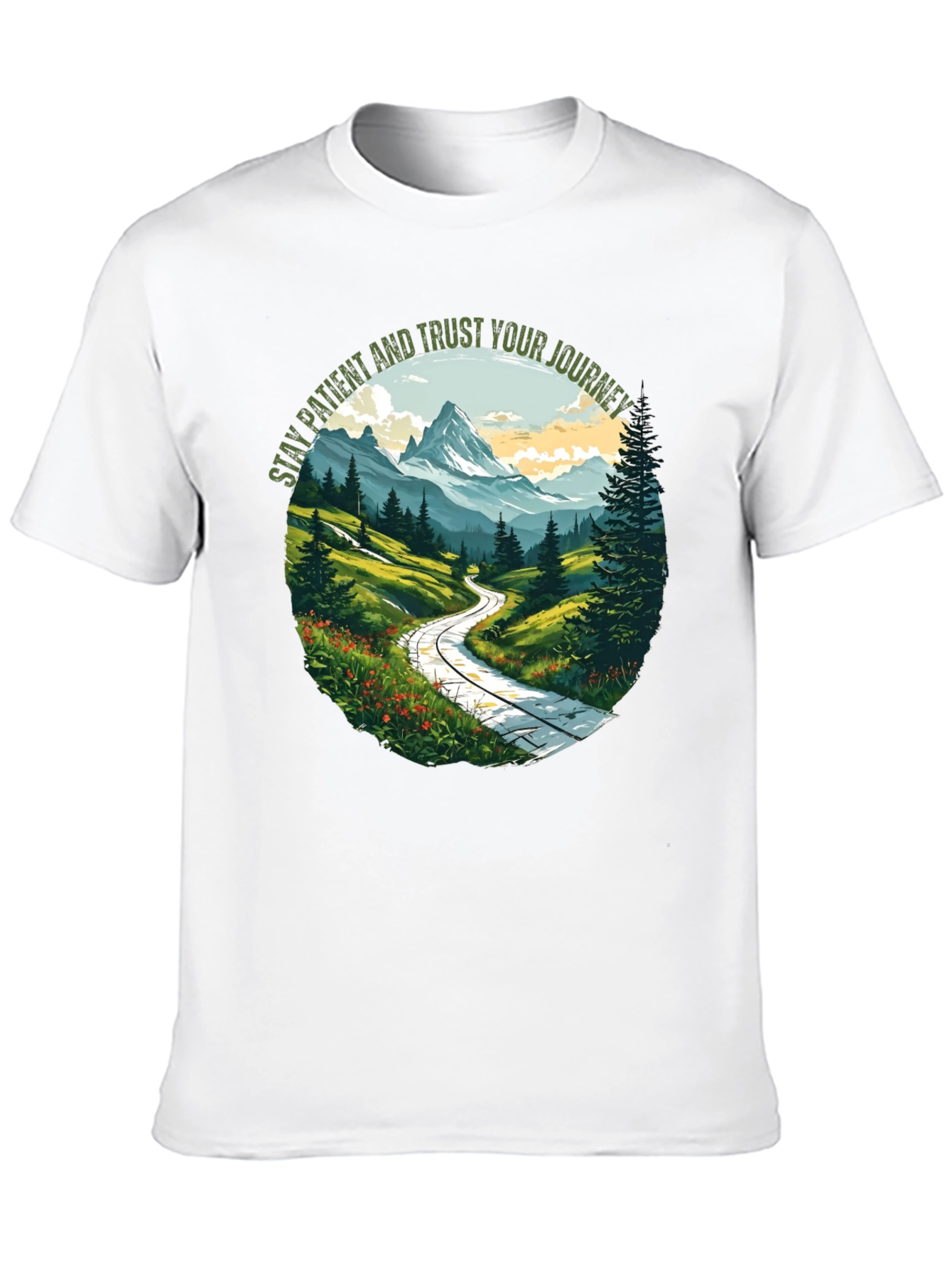 Journey Graphic Tee - Stay Patient & Trust