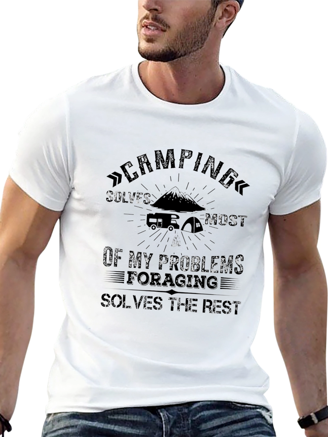 Camping & Foraging Graphic Tee