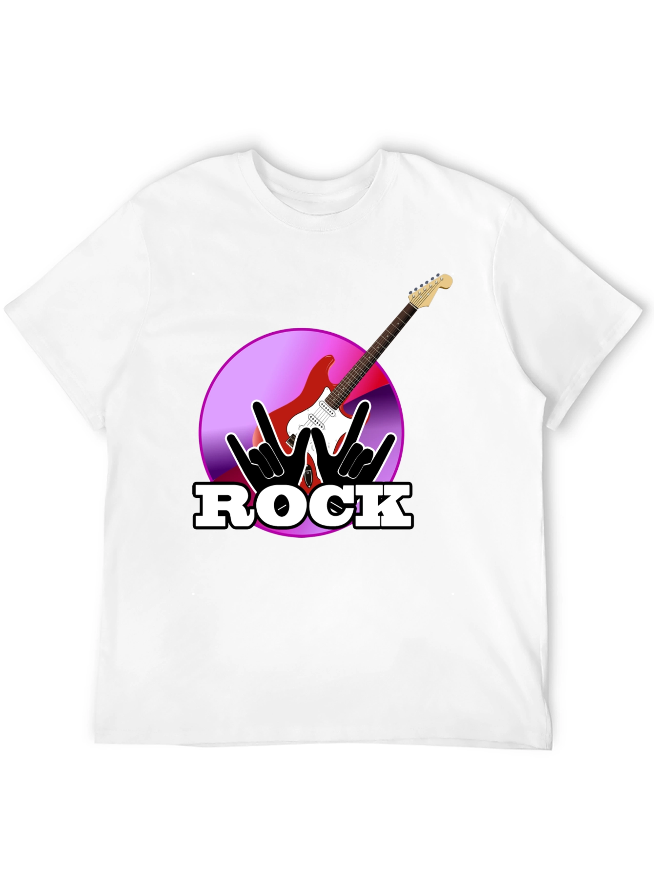 Rock Guitar Graphic T-Shirt - Music Lover Tee