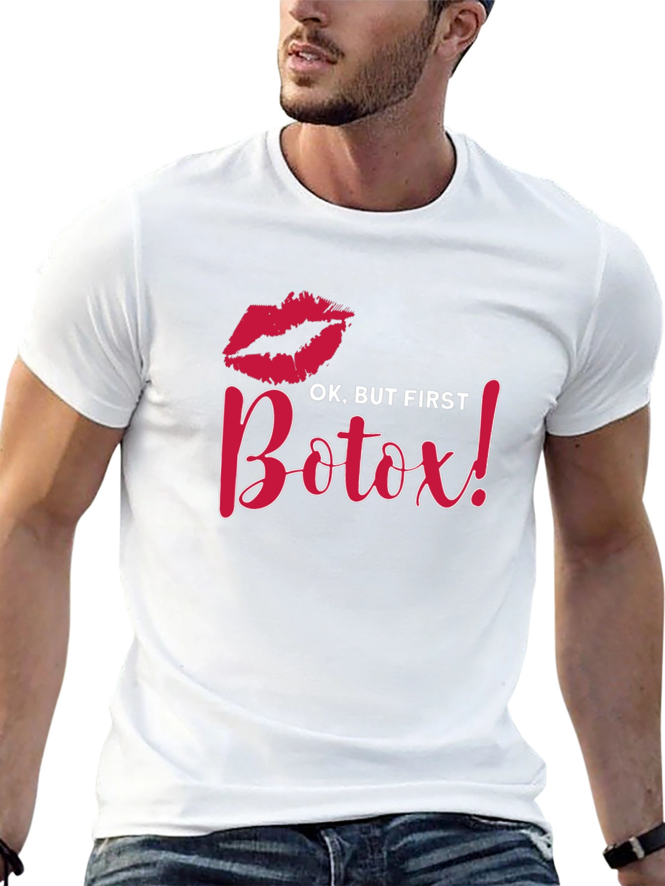 Ok But First Botox Black T-Shirt