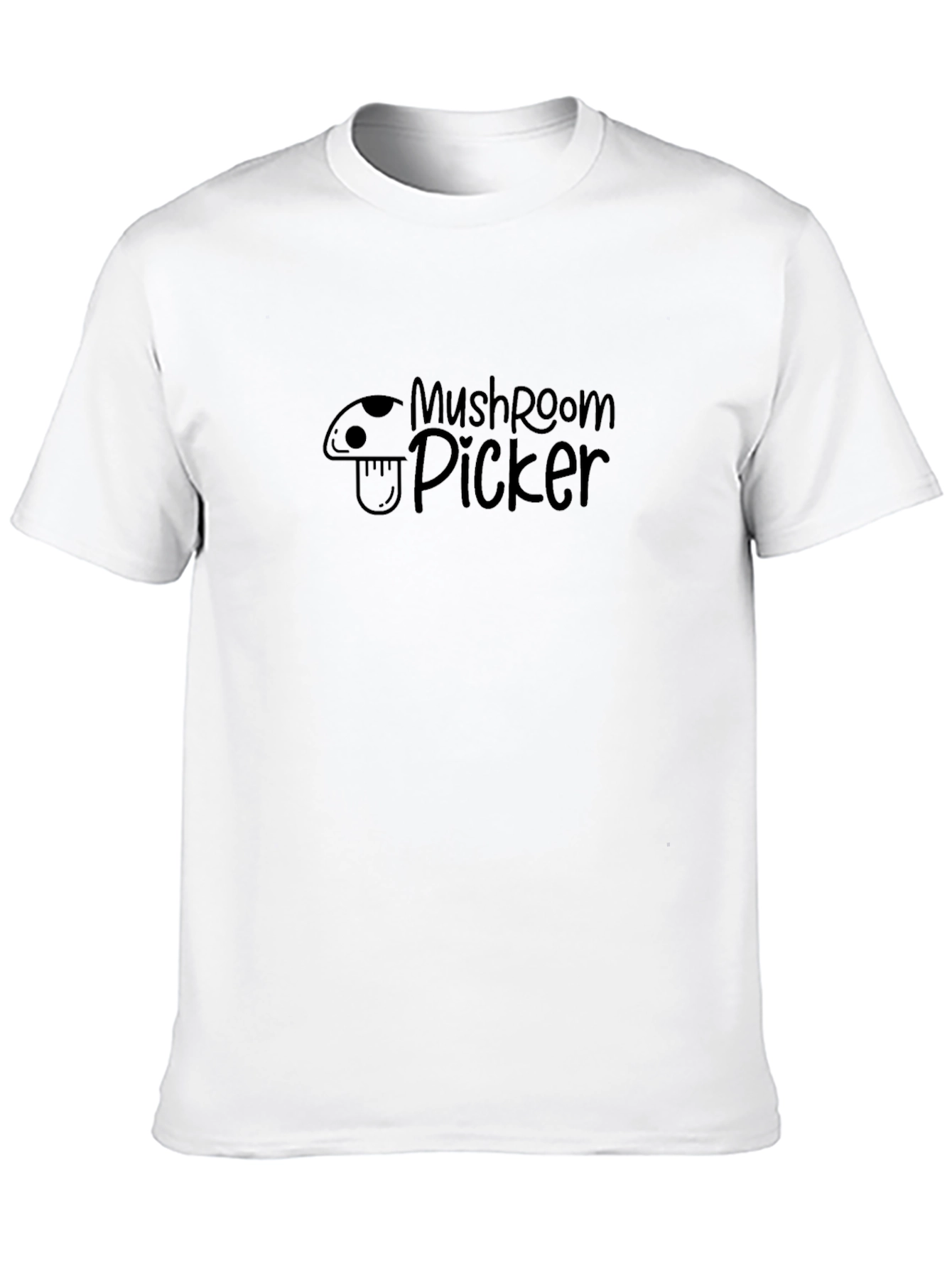 Mushroom Picker Black T-Shirt