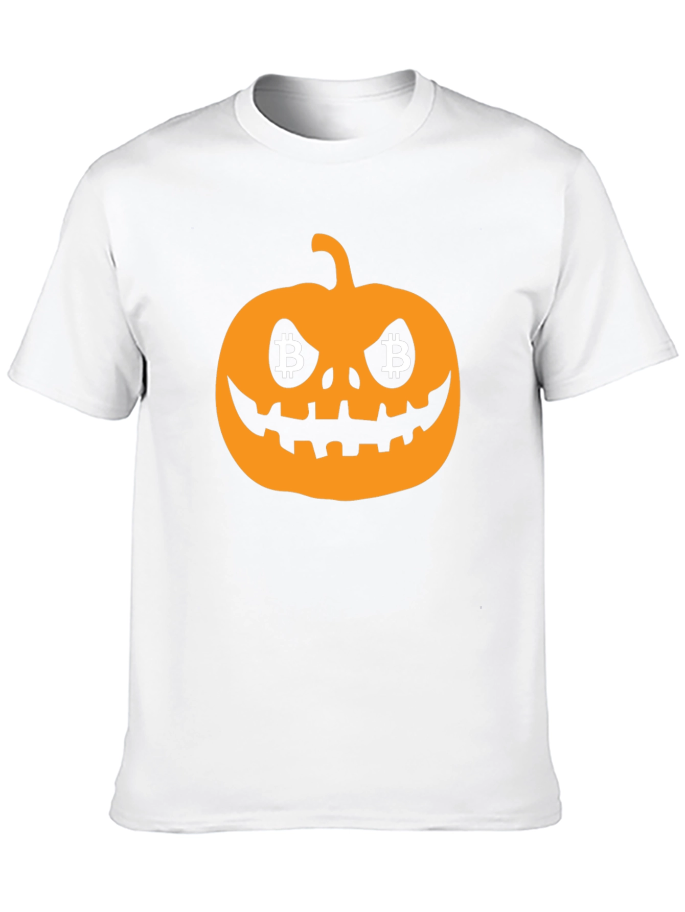 Bitcoin Halloween Pumpkin T-Shirt