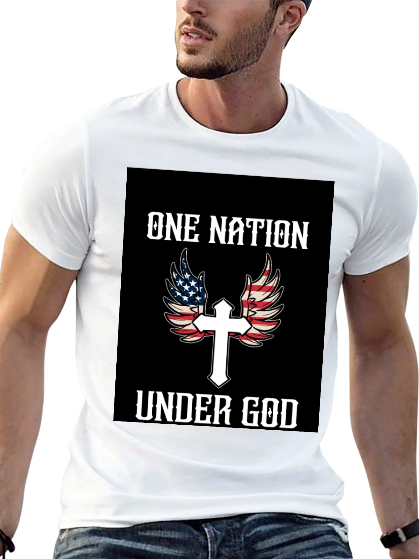 One Nation Under God Patriotic T-Shirt