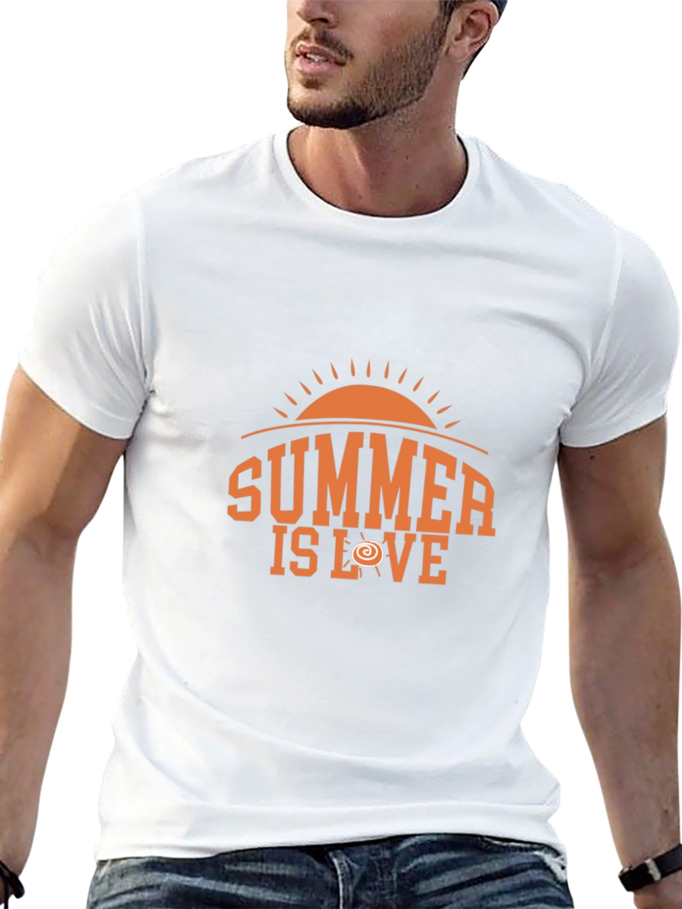 Summer is Love Graphic Tee - Trendy Black T-Shirt