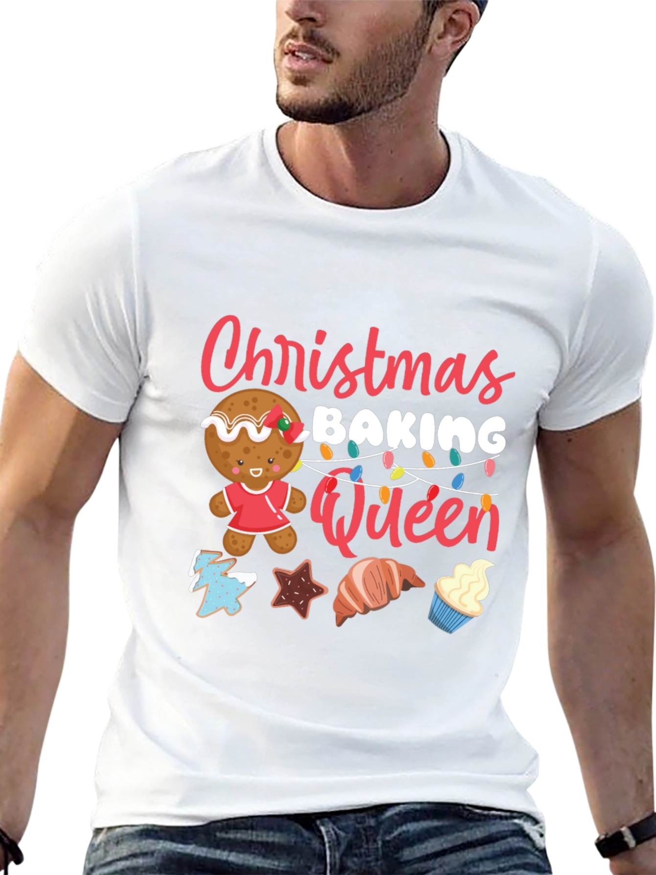 Christmas Baking Queen T-Shirt Holiday Tee