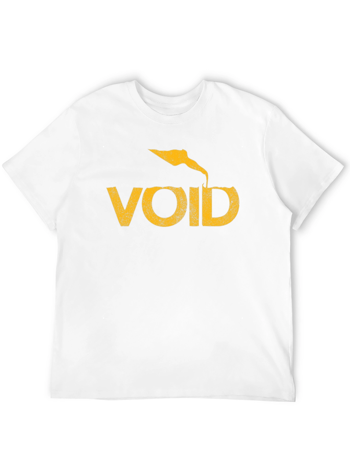 Void Graphic Tee - Black Cotton T-Shirt