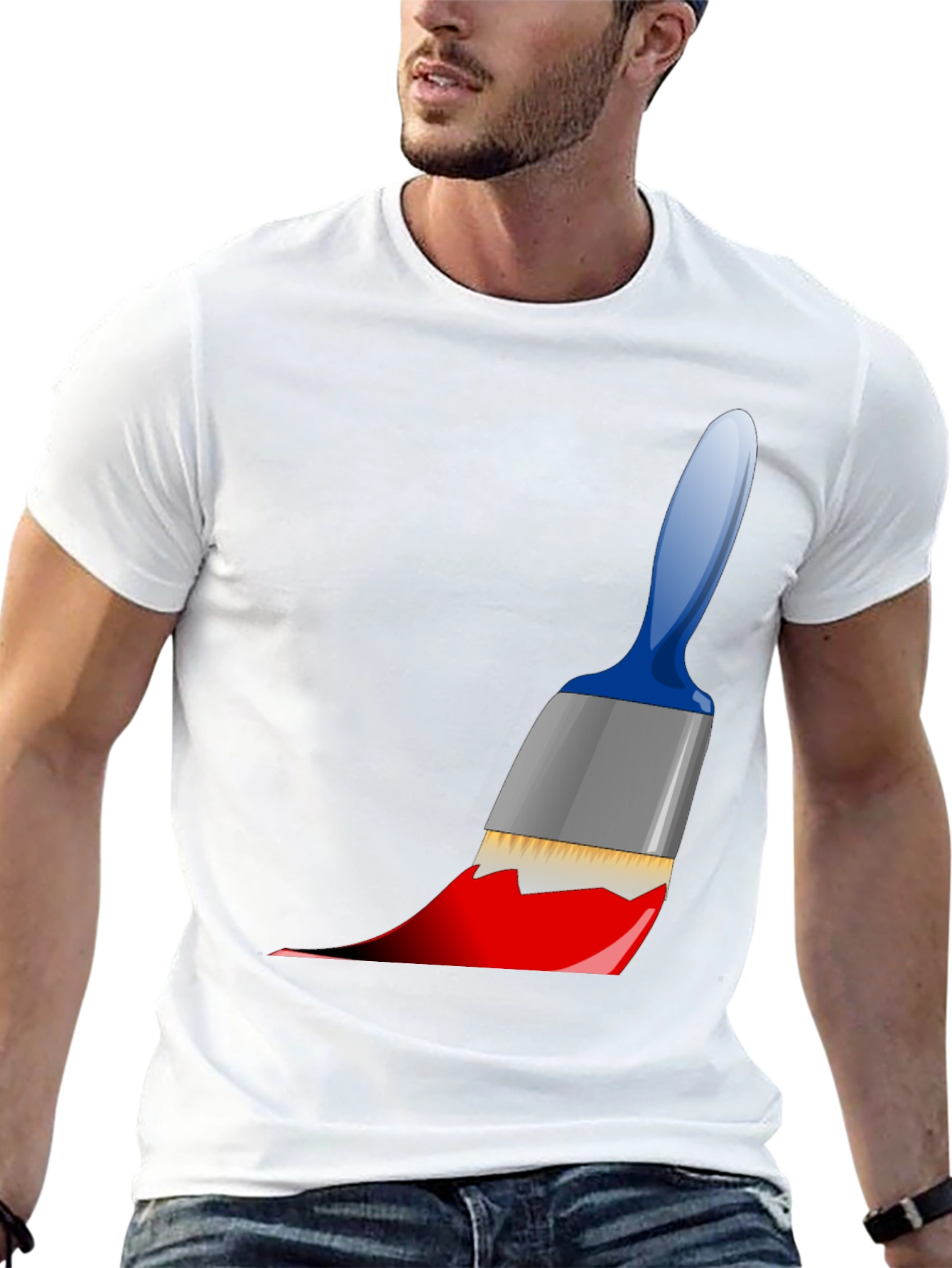 Paint Brush Graphic Tee - Artist Style