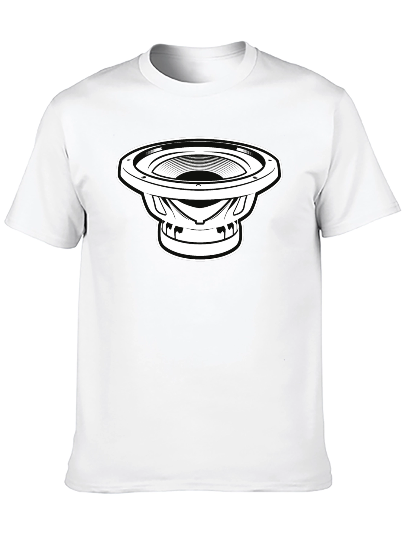 Speaker Graphic Black T-Shirt