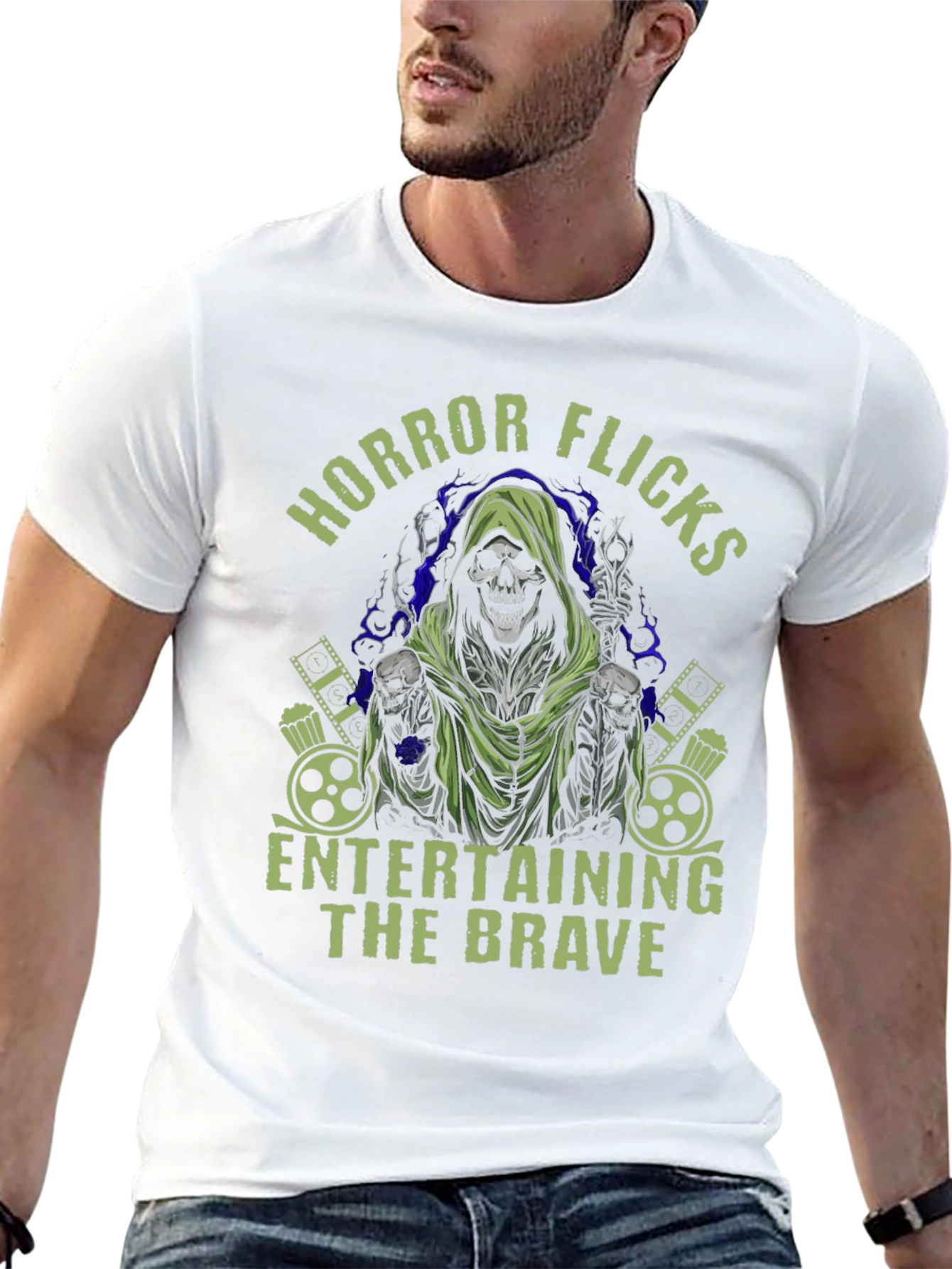 Horror Flicks Graphic T-Shirt
