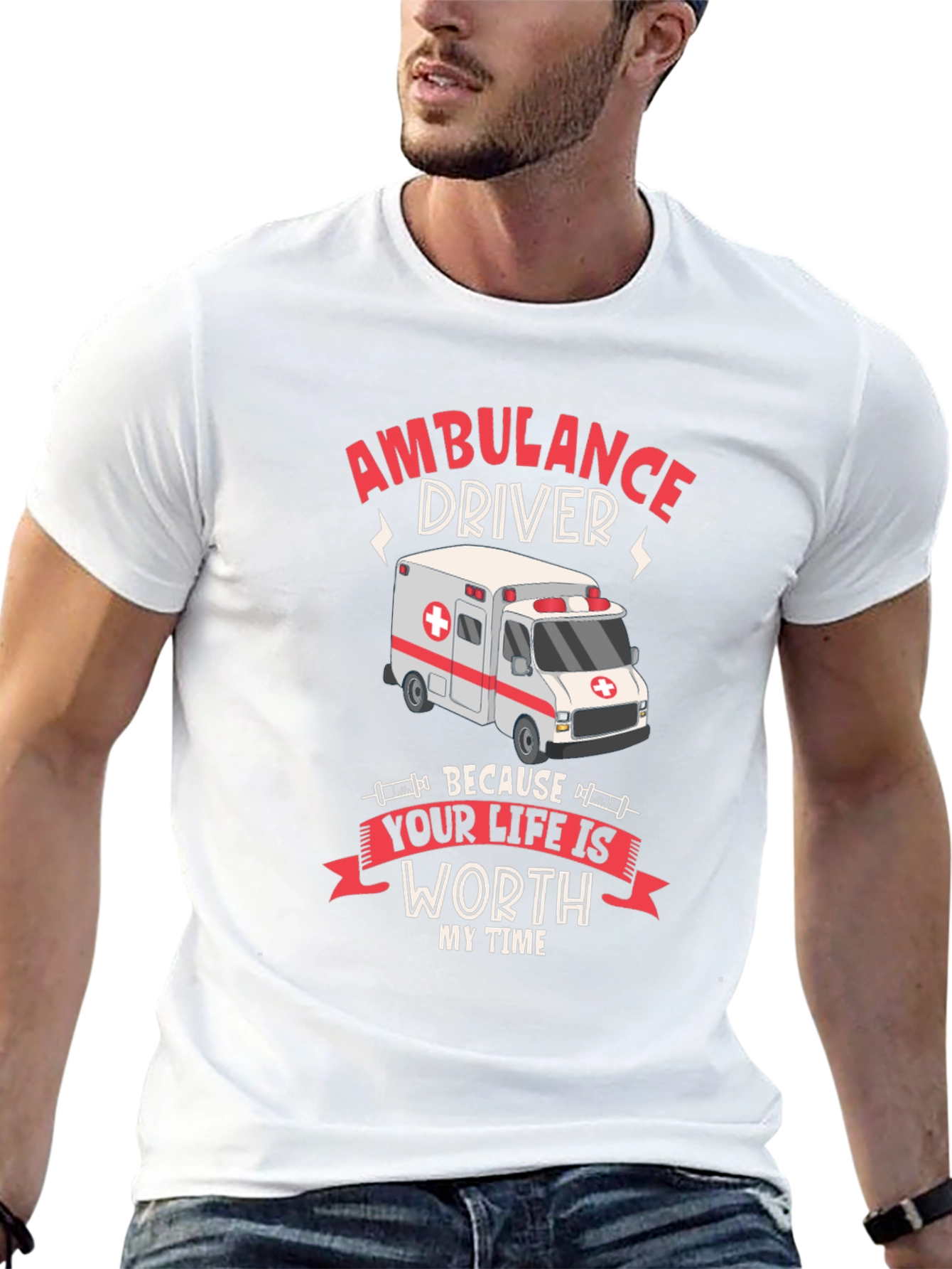 Ambulance Driver Graphic T-Shirt