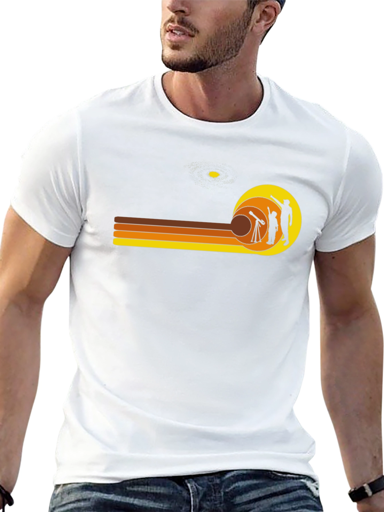 Retro Astronomy T-Shirt - Star Gazing Tee