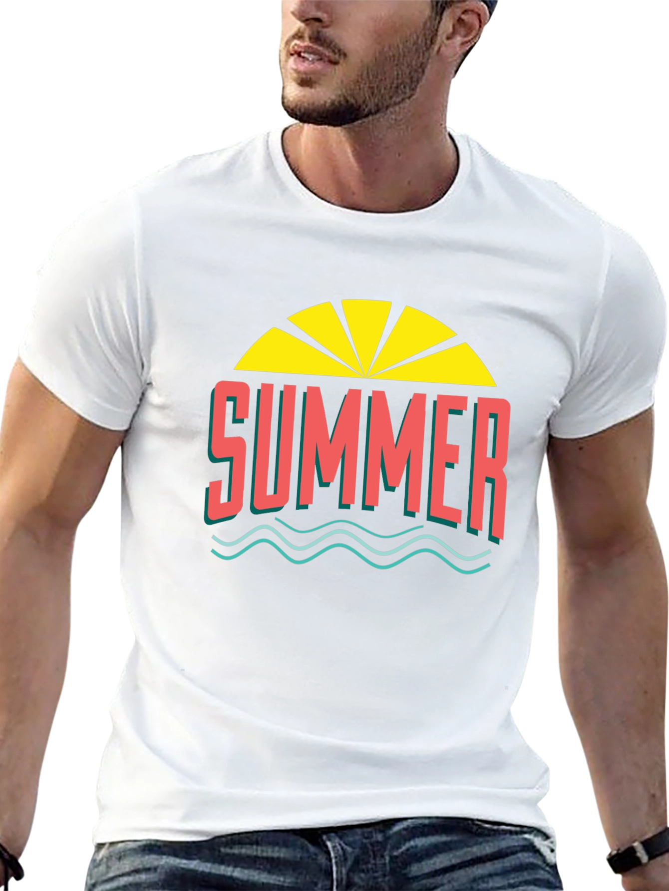 Summer Graphic Tee - Black