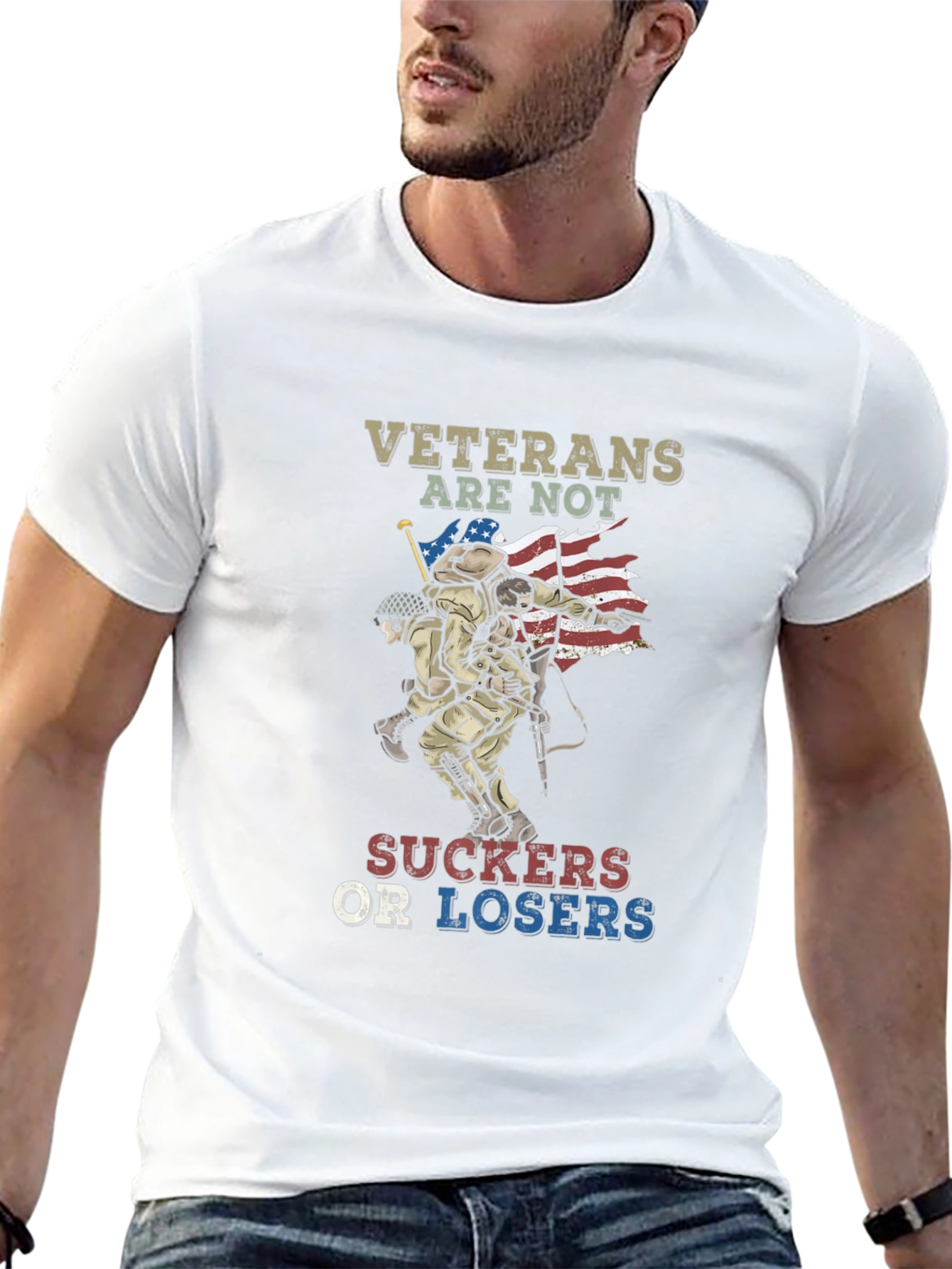 Veterans Are Not Suckers Or Losers T-Shirt