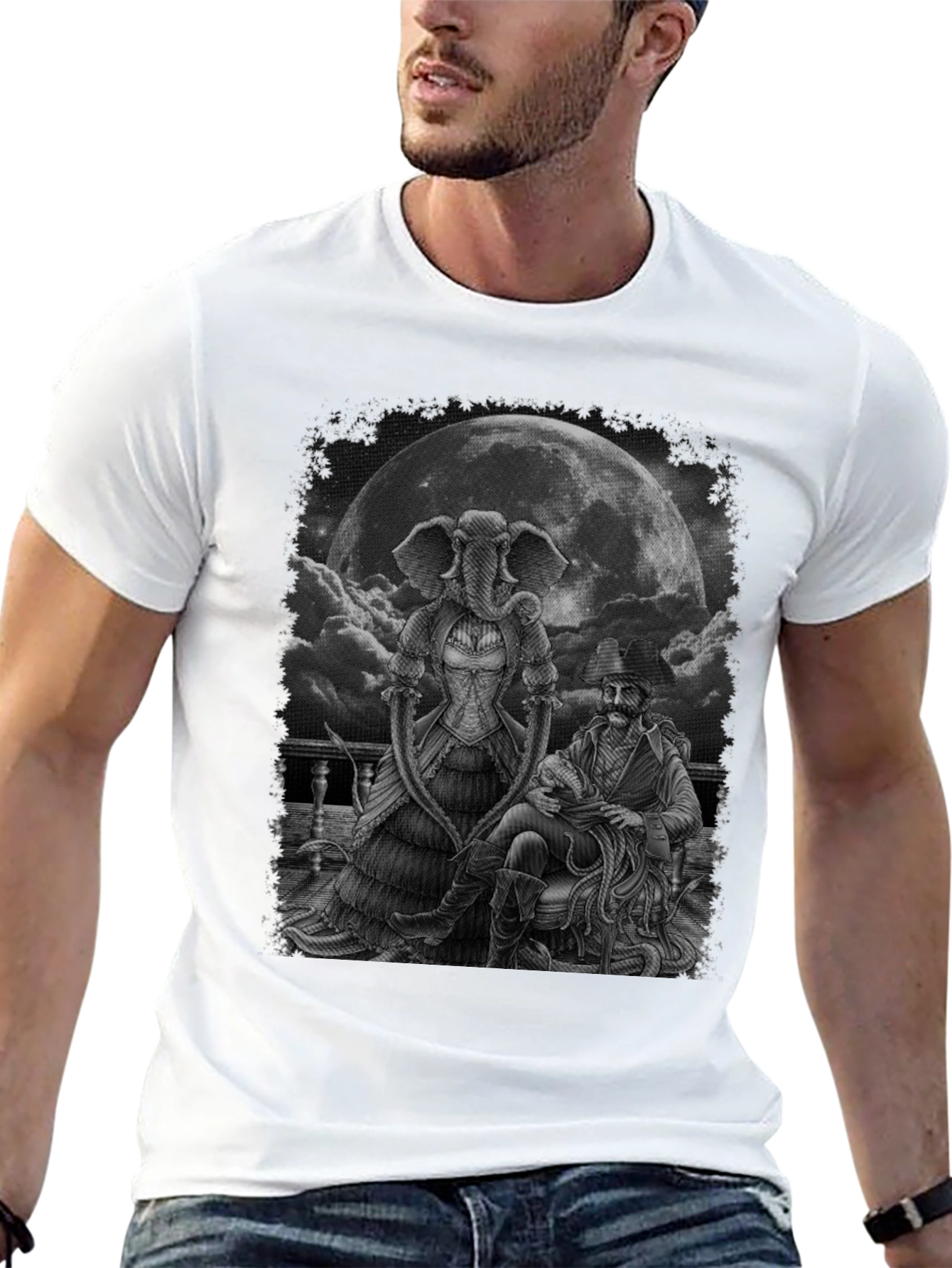 Steampunk Elephant & Captain T-Shirt