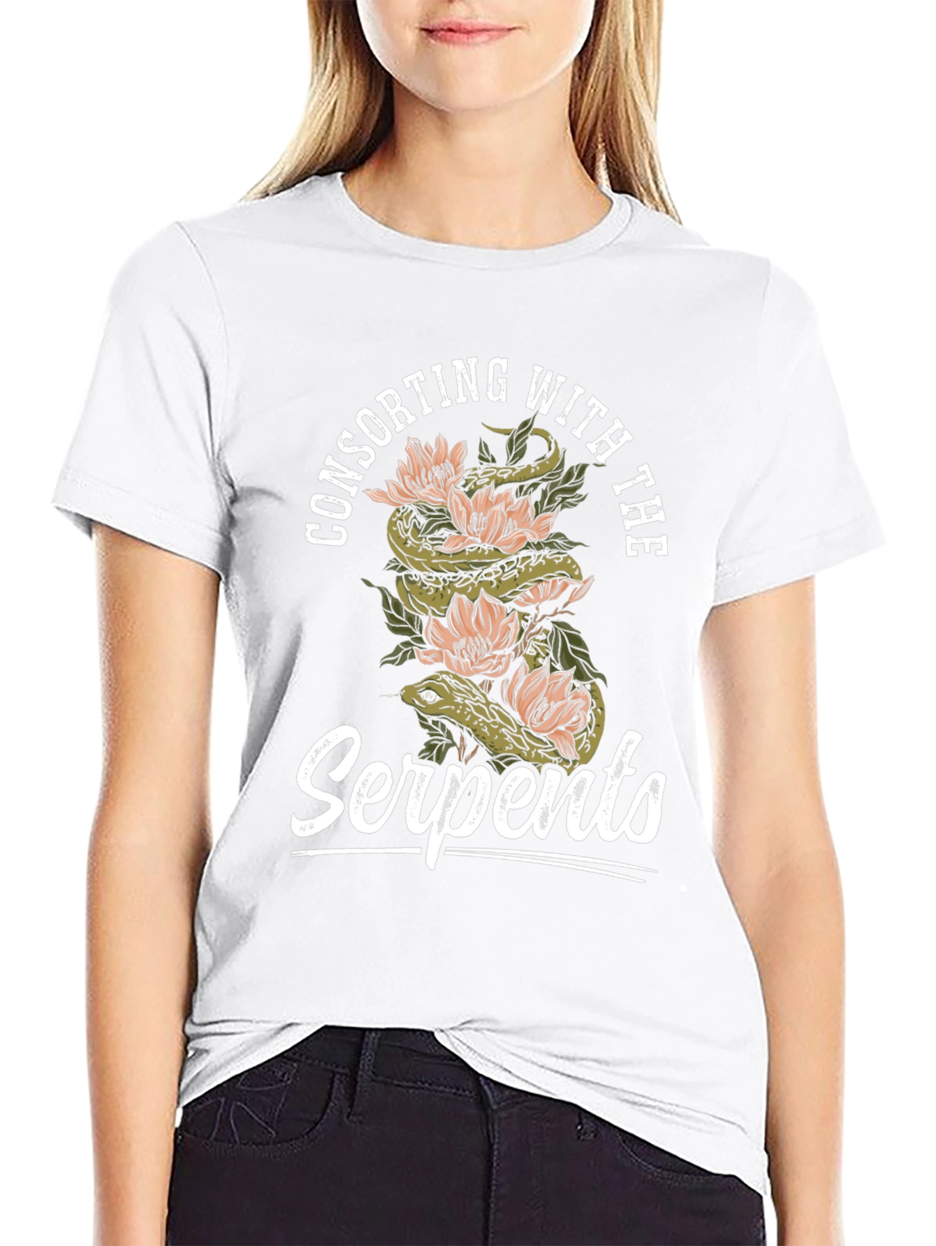 Consorting with Serpents Graphic Tee