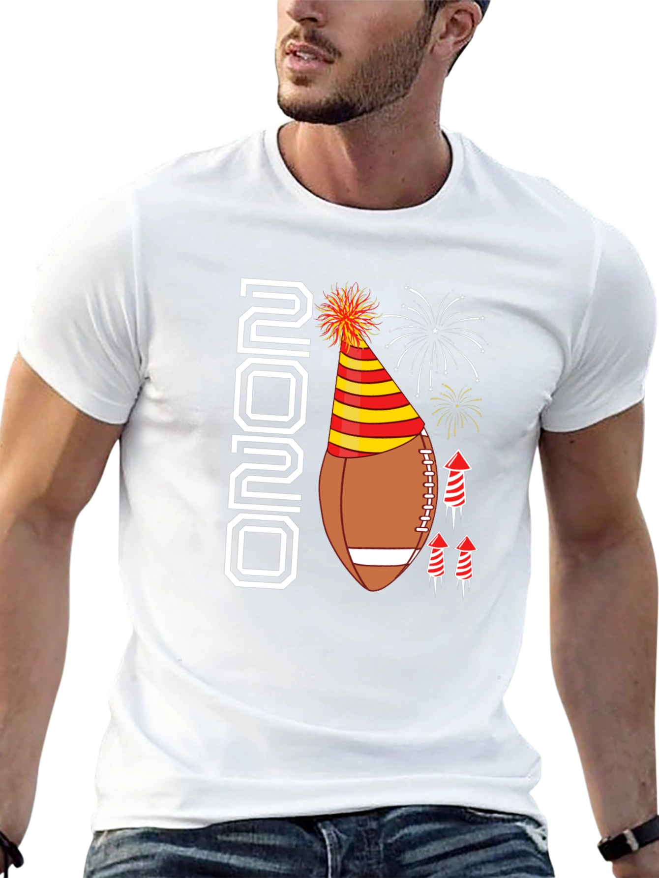 Festive Football New Year T-Shirt