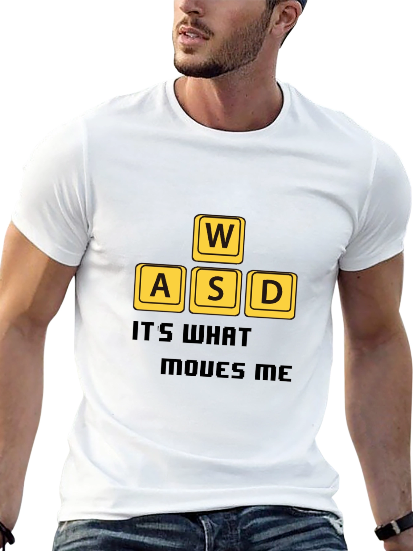 Gamer T-Shirt: WASD - Its What Moves Me