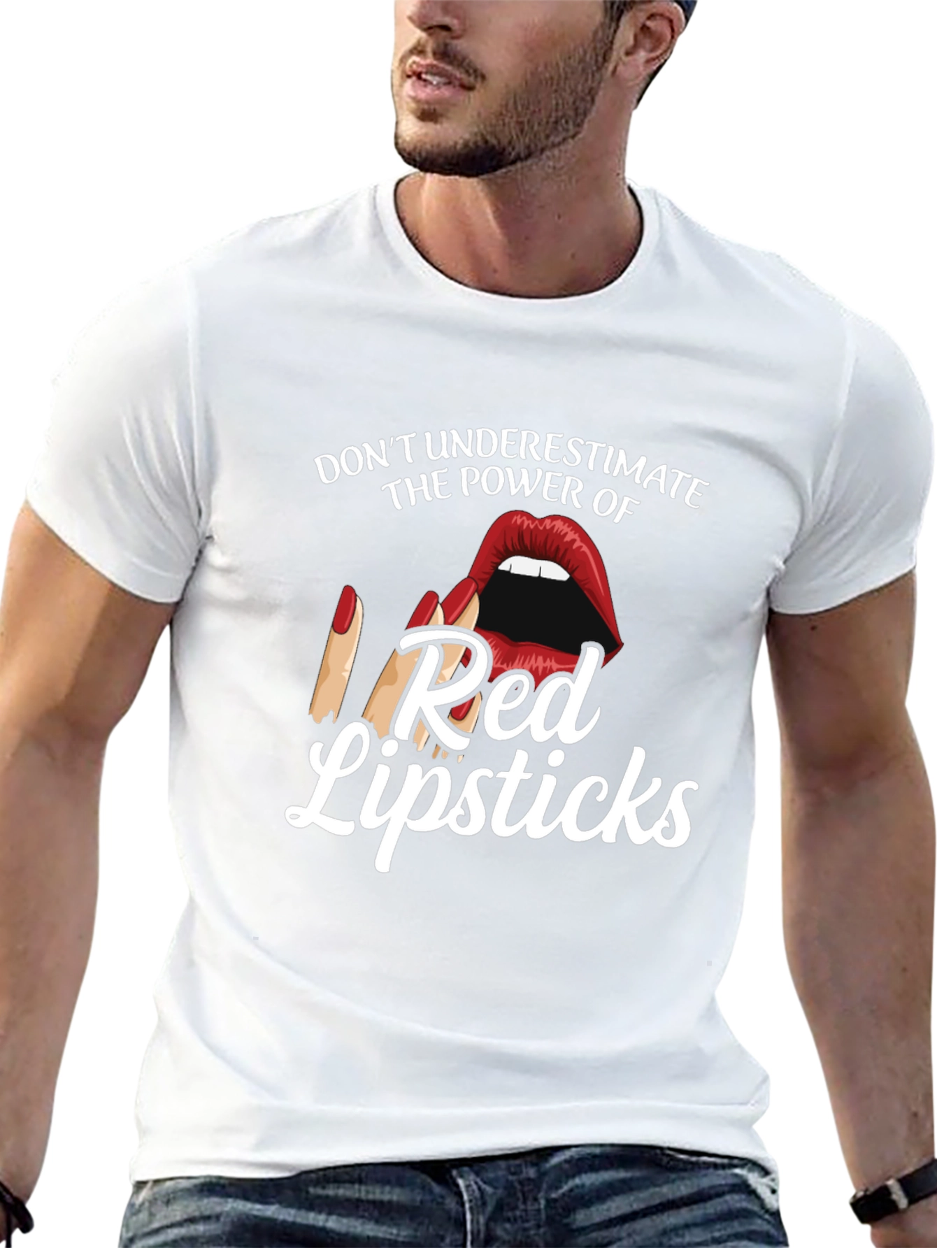 Red Lipstick Power T-Shirt