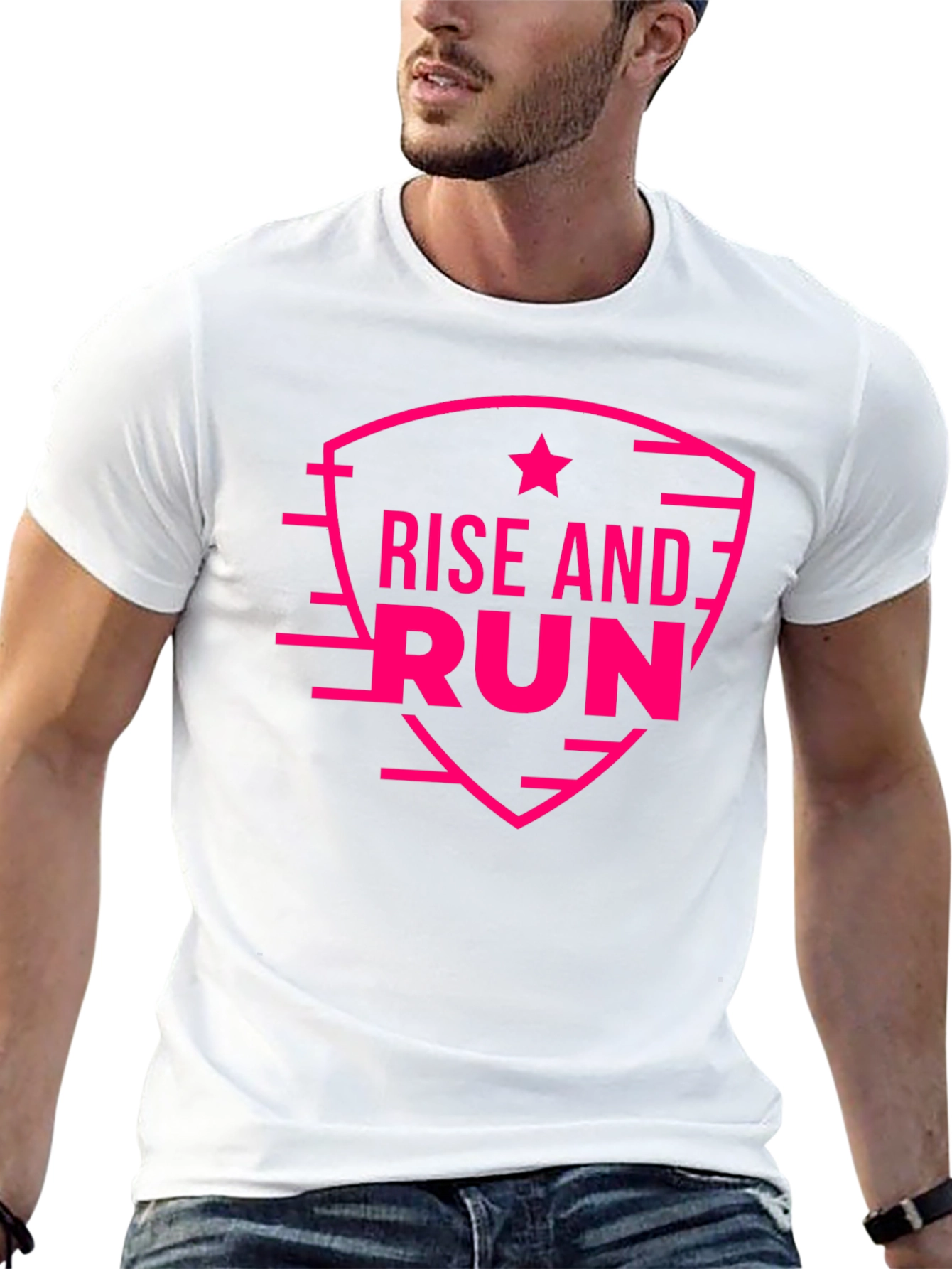 Rise and Run Graphic Tee - Black
