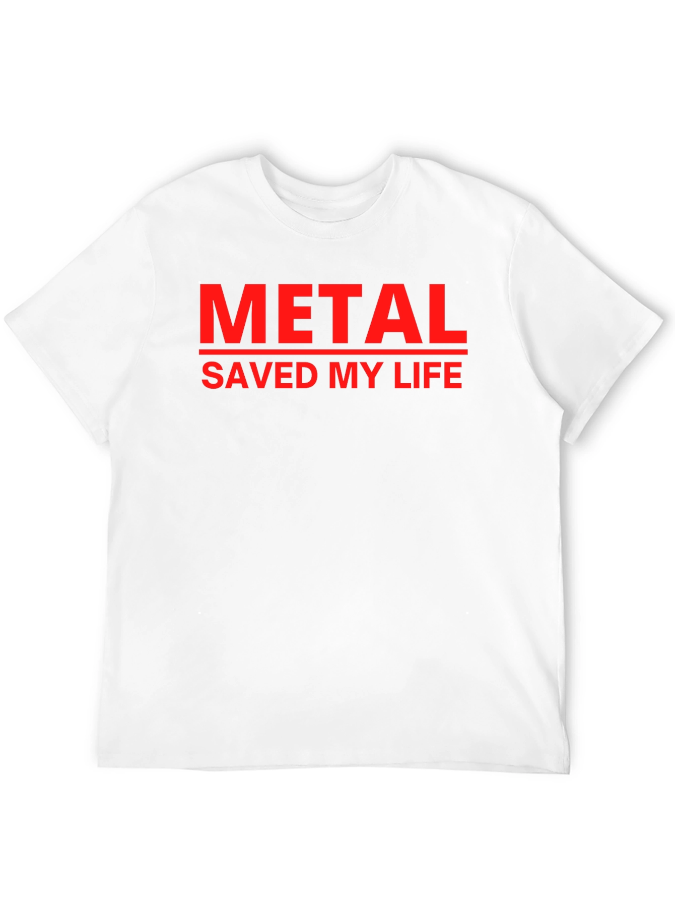 Metal Saved My Life T-Shirt - Black