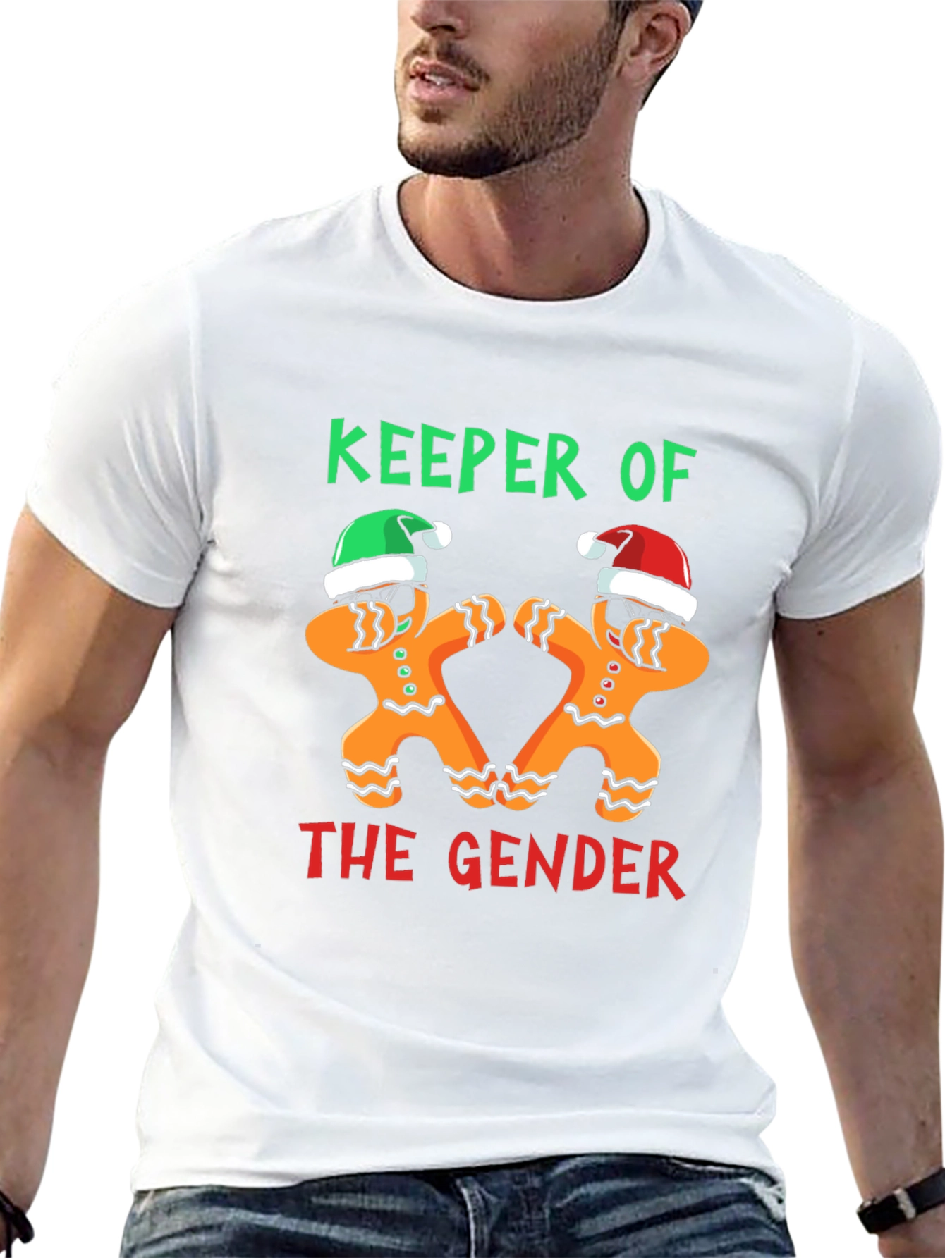 Keeper of the Gender Gingerbread Christmas T-Shirt