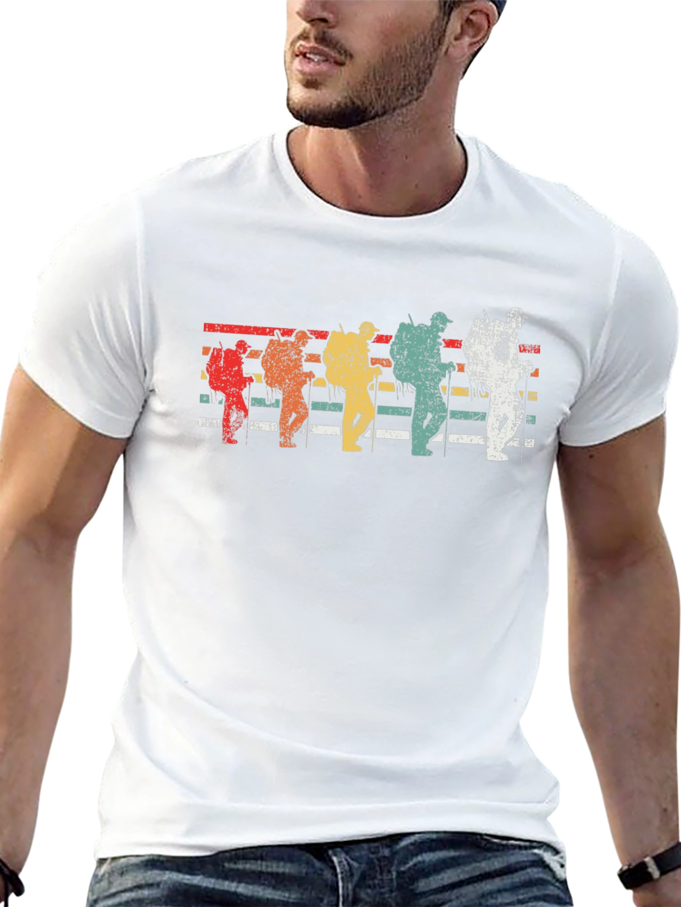 Retro Hiker Graphic T-Shirt