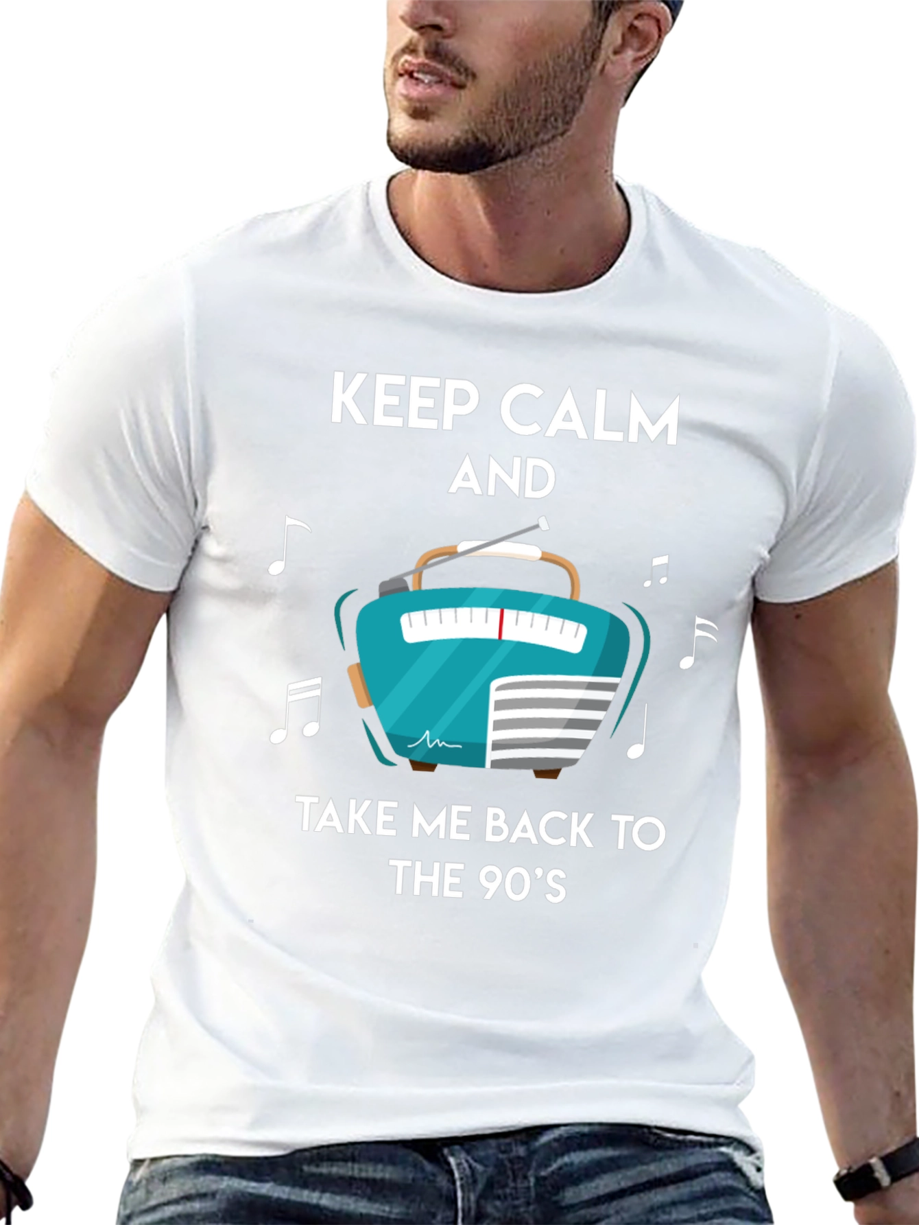 Keep Calm 90s Radio T-Shirt
