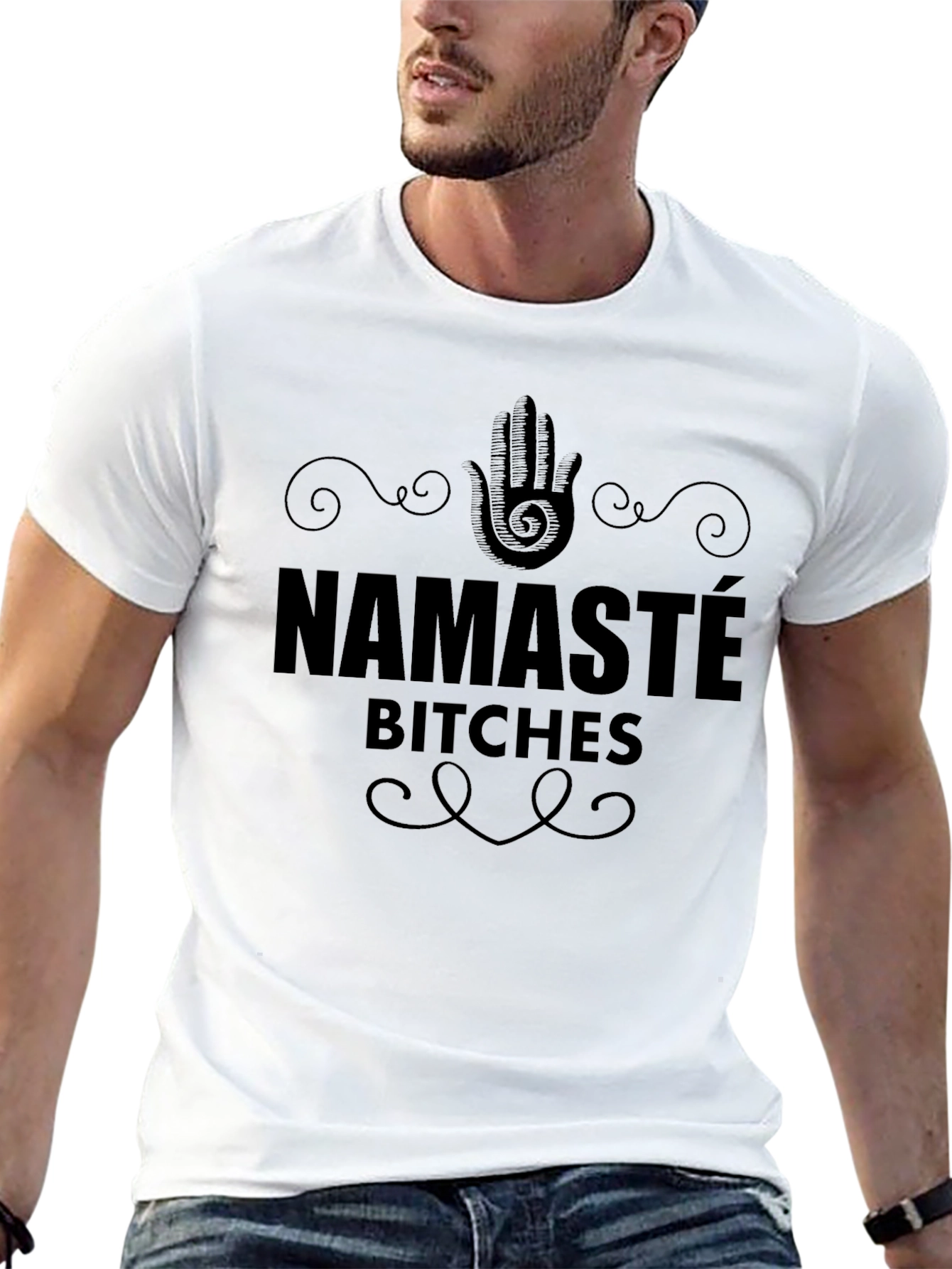 Namaste Bitches Graphic Tee - Relaxed Fit