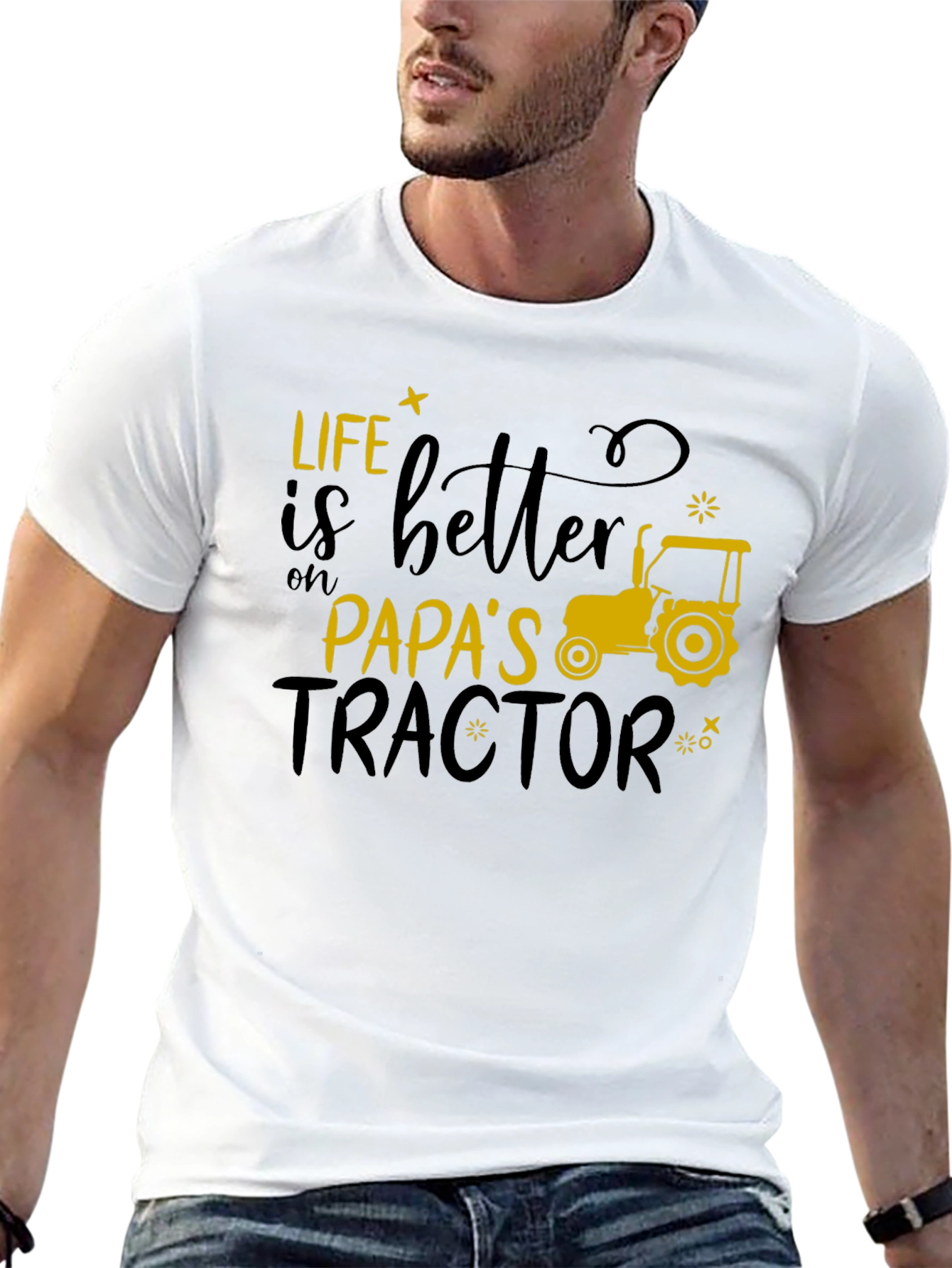 Life Is Better On Papas Tractor T-Shirt