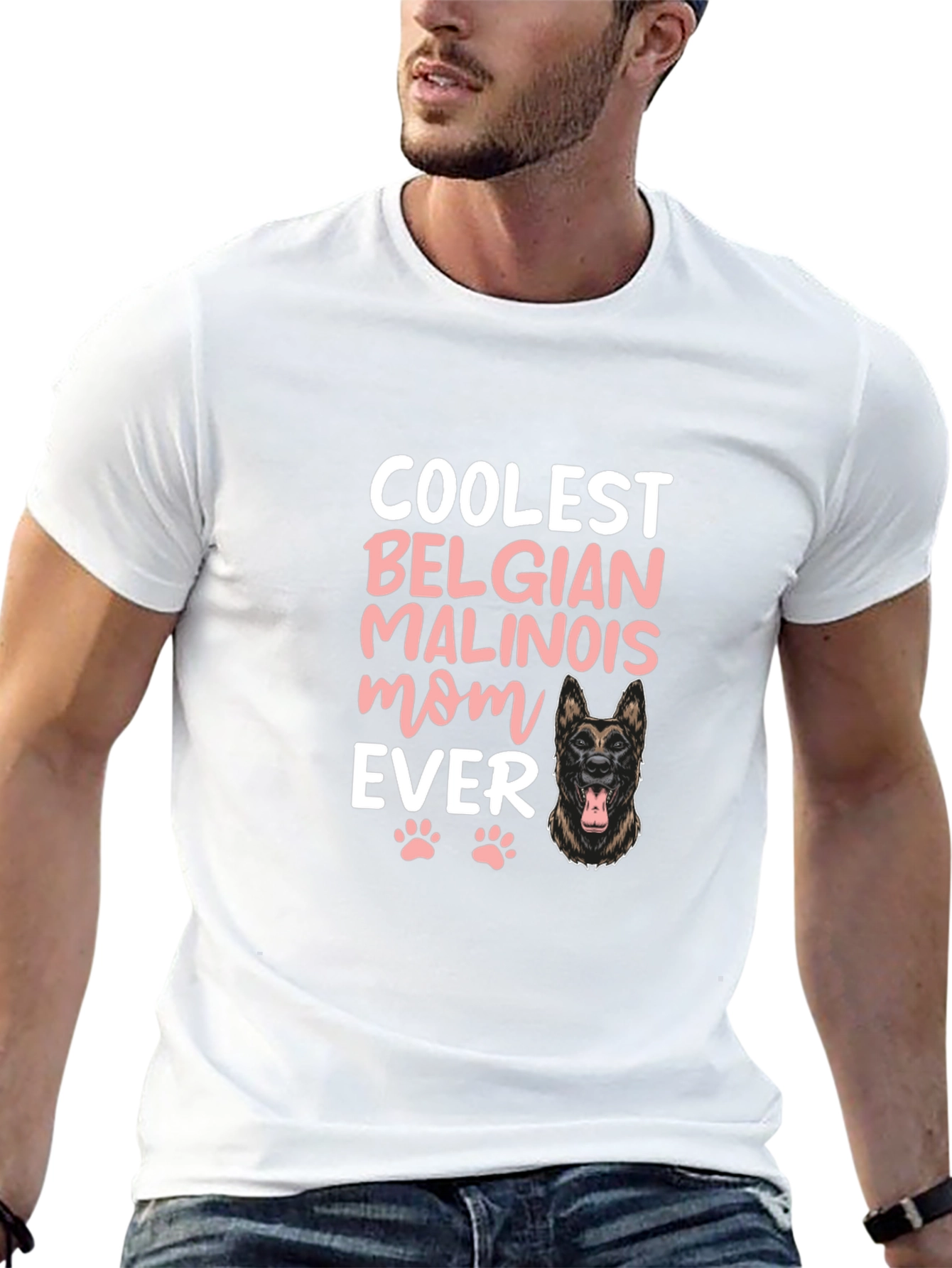 Coolest Belgian Malinois Mom Ever T-Shirt