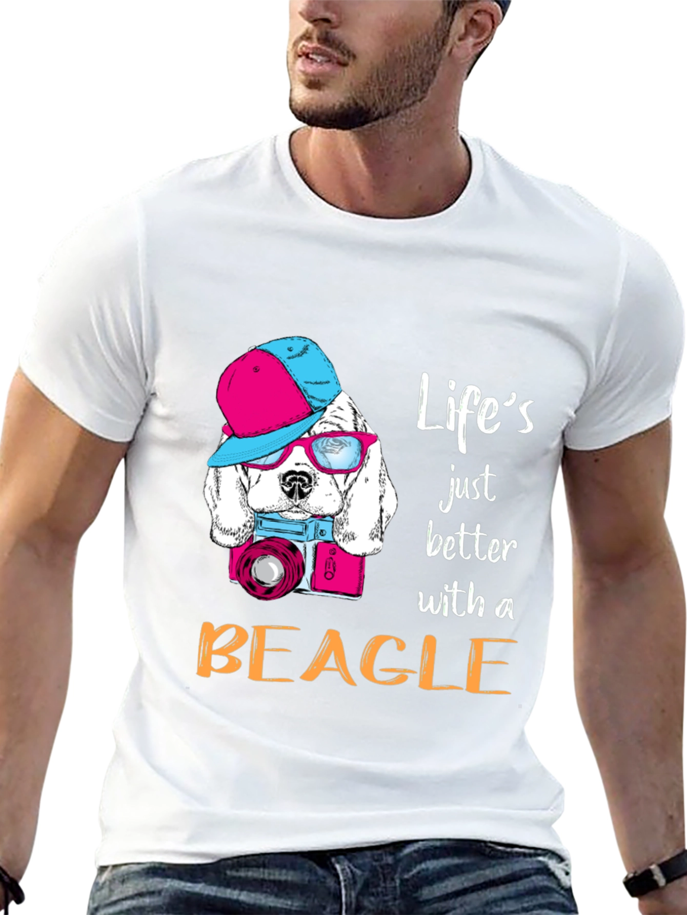 Beagle Lover T-Shirt: Lifes Better with a Beagle!